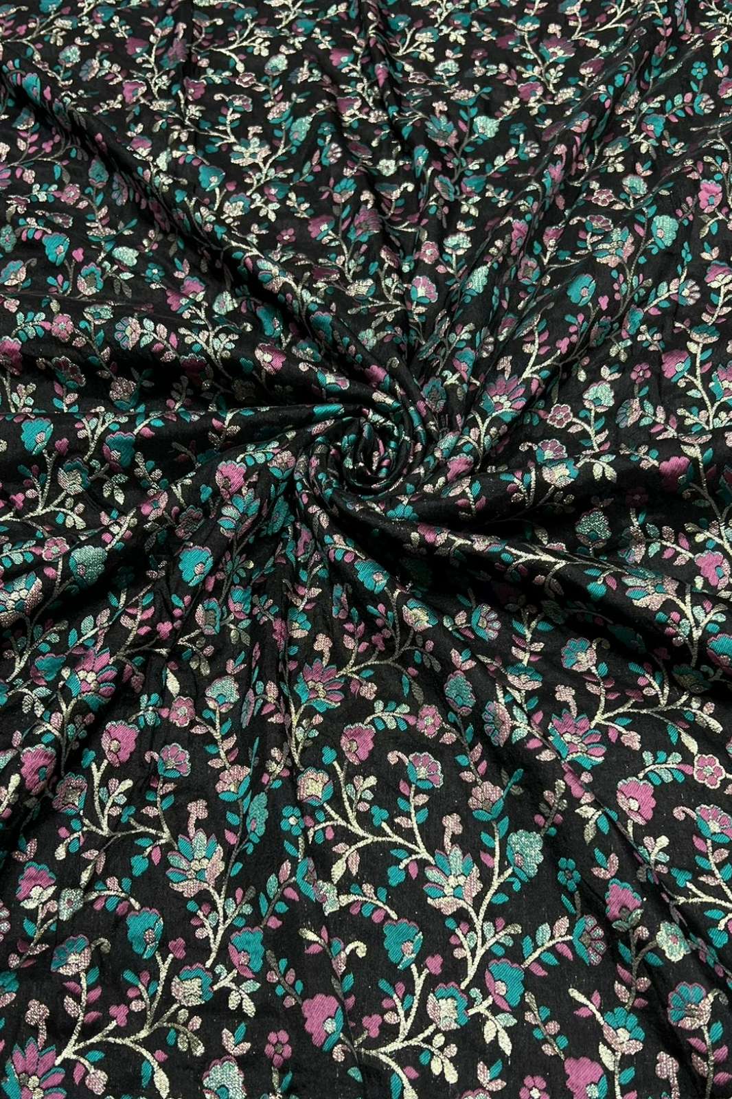 Shri Balaji Emporium A1065 Beautiful Multi Meena Brocade Designer Fabric 
