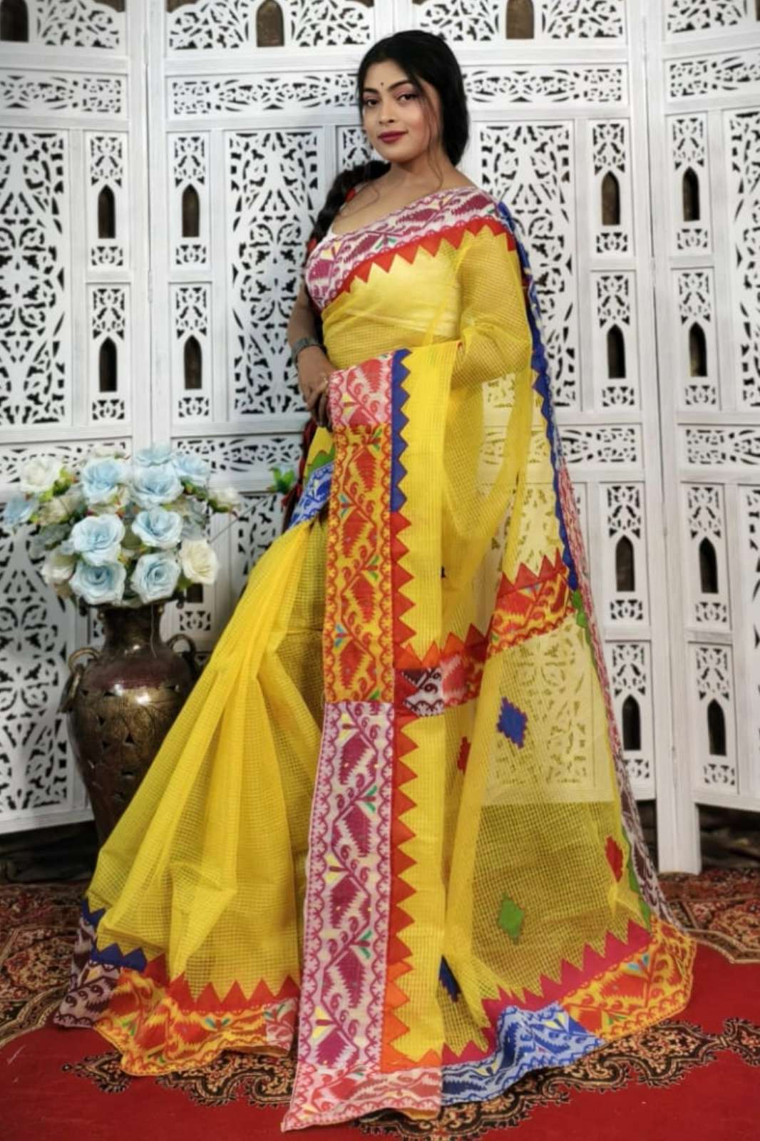 Shri Balaji Emporium B904w Resham Kota Jamdani Saree 