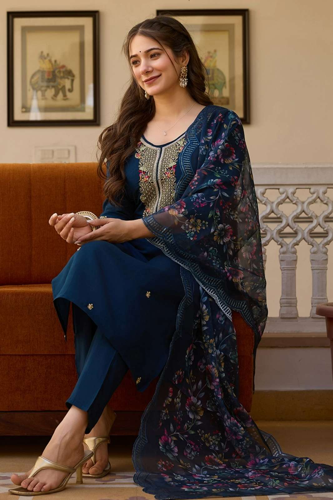 Shri Balaji Emporium BF 21 Viscose Chanderi Designer Suit