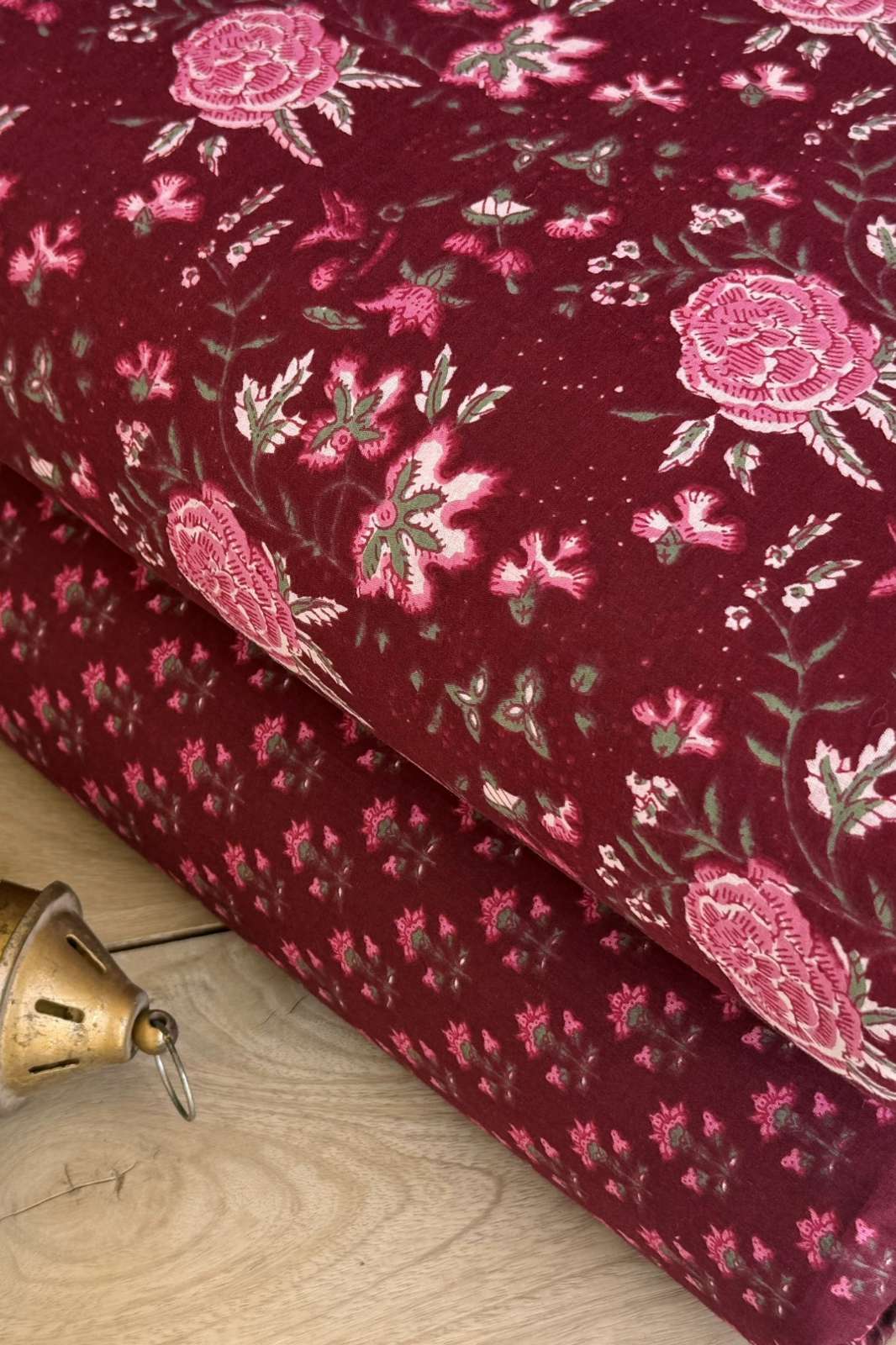 Shri Balaji Emporium CK14601 Hand Block Printed Pure Cotton Running Fabric 