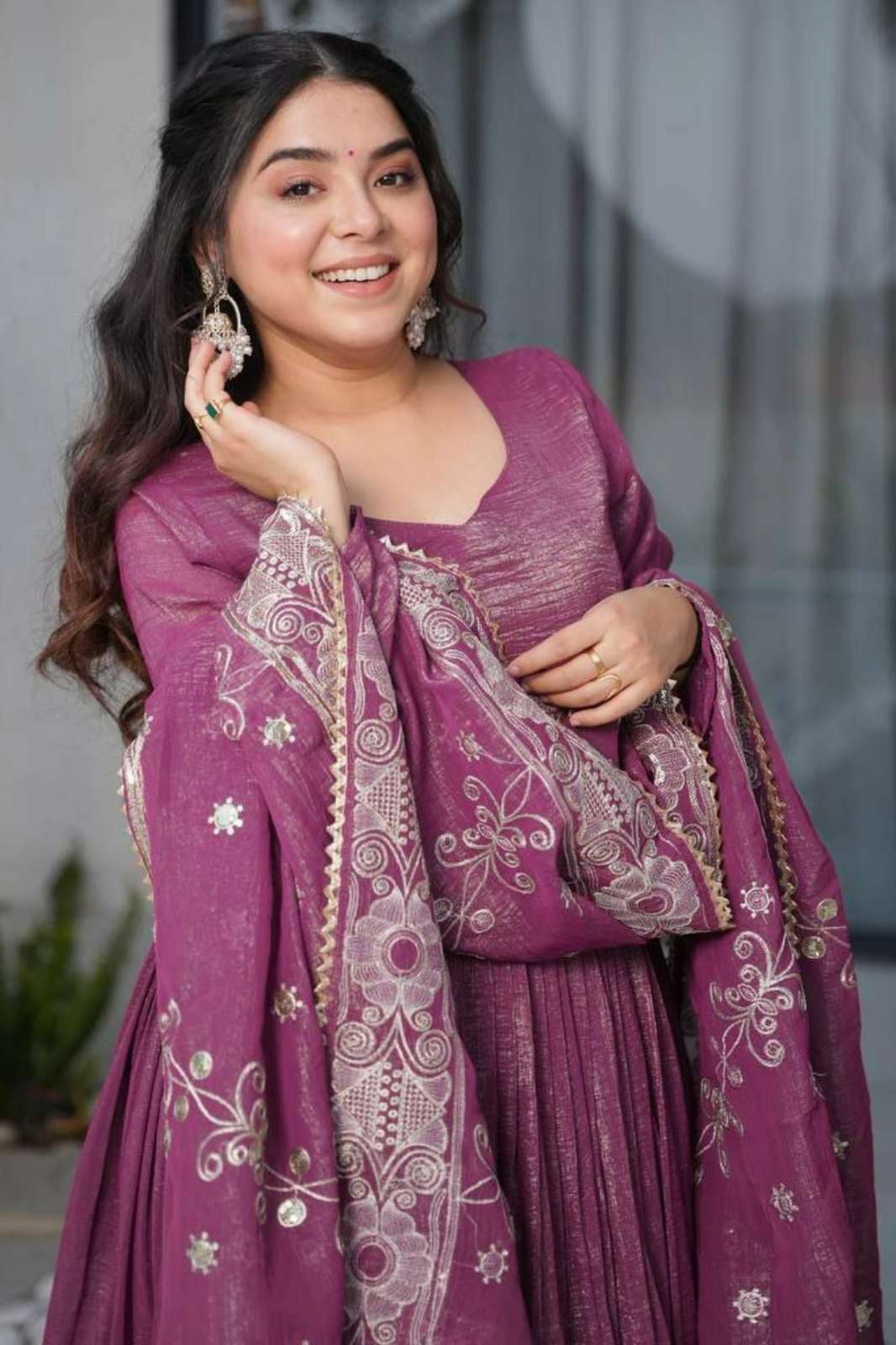 Shri Balaji Emporium DV 24625 Gold Crazy Anarkali Style Suit