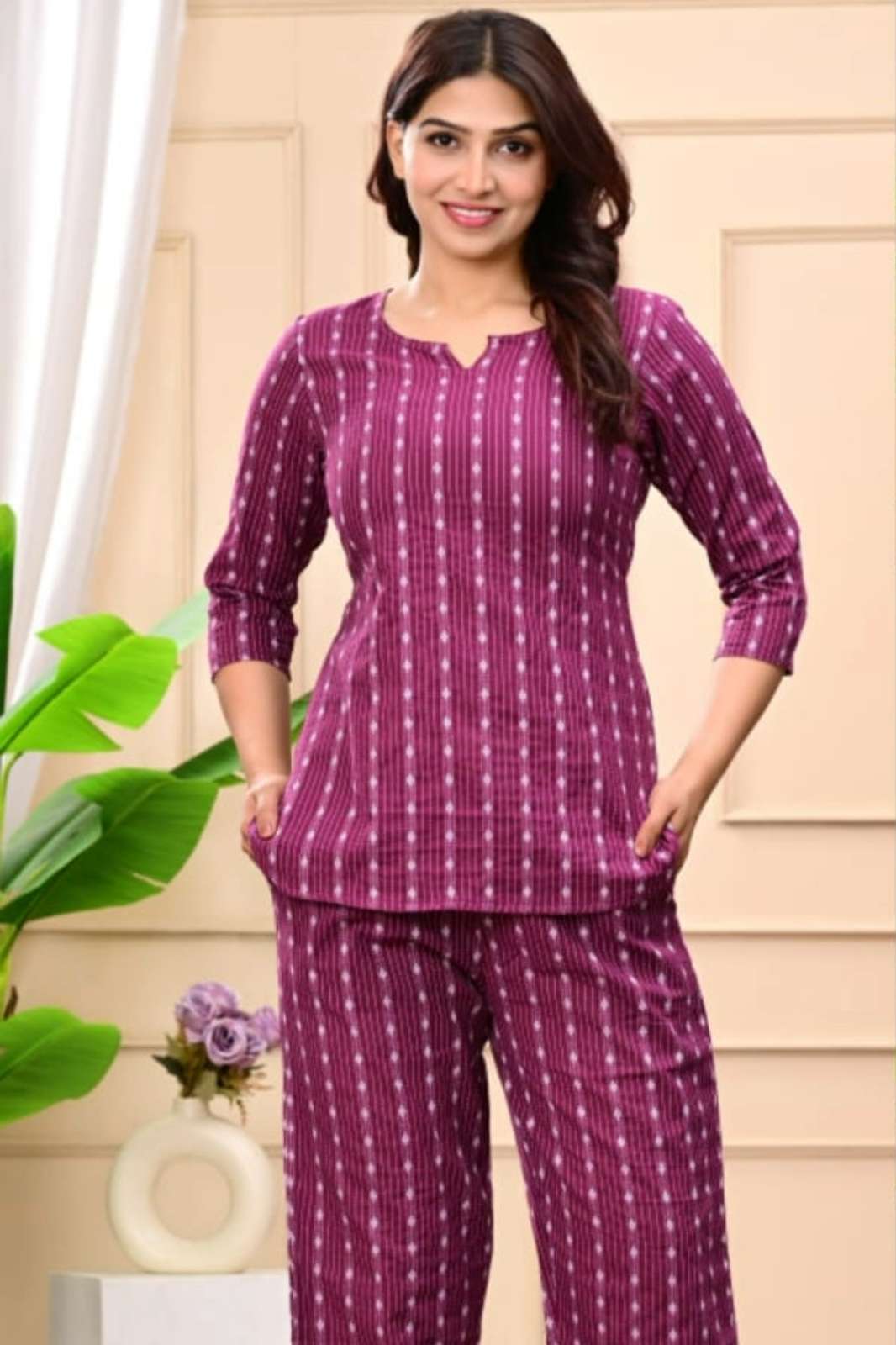 Shri Balaji Emporium RF14217 Ready to Wear Pure Cotton aily Wear Night Suit