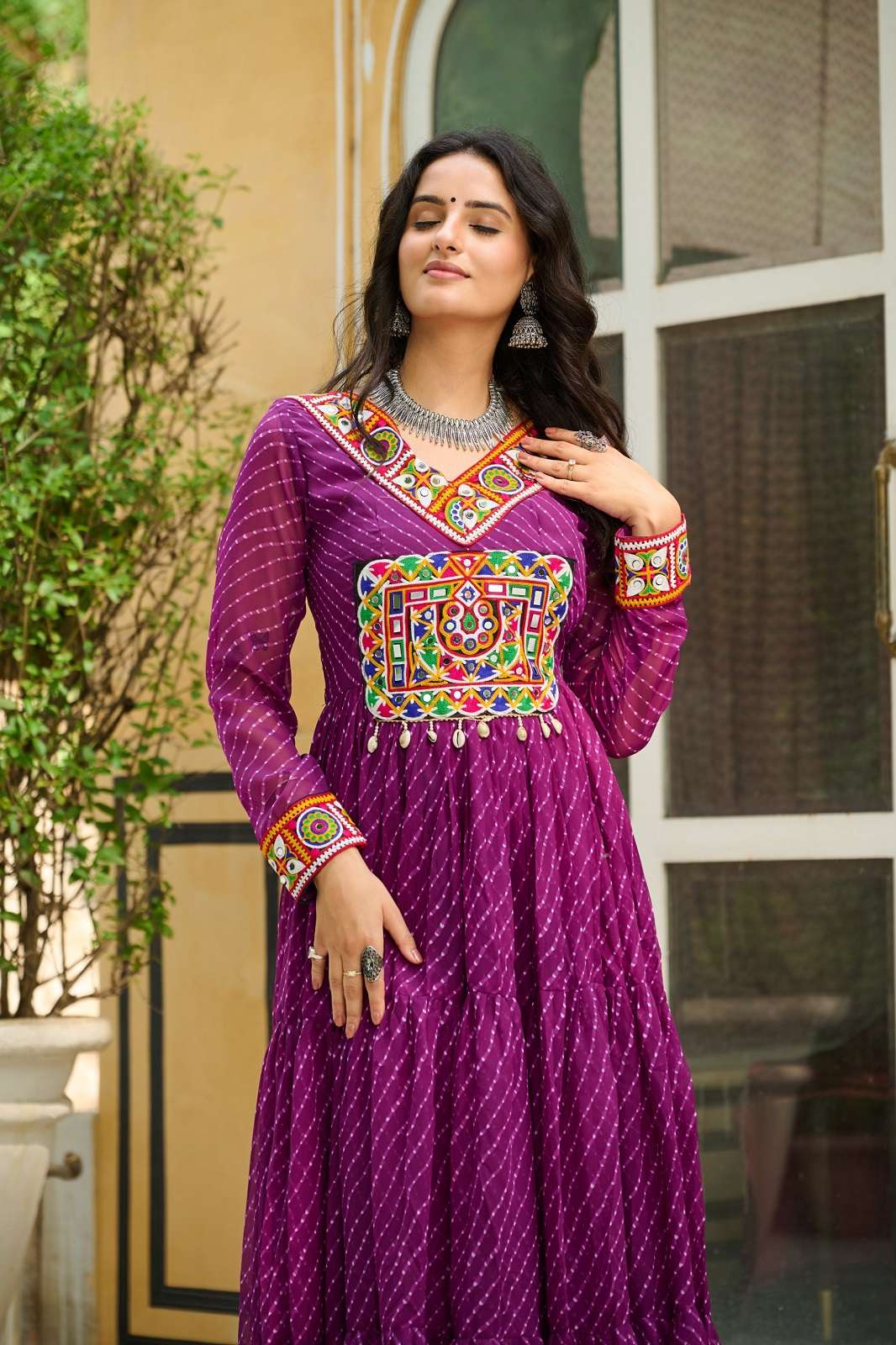 SHRI BALAJI KA 1182 COLOURS GEORGETTE READY TO WEAR GOWNS