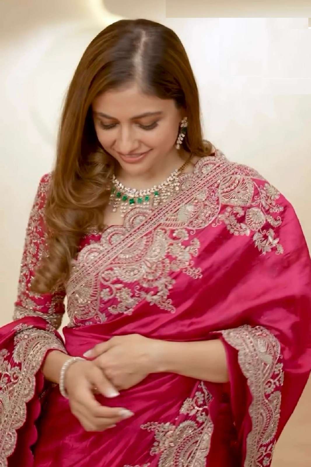 SHRI BALAJI KD 600 VICHITRS SILK RED SAREES
