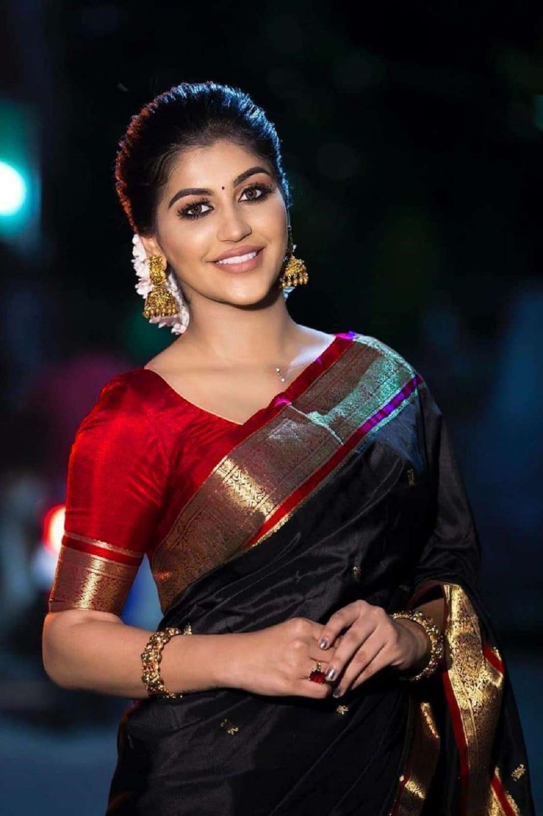 SHRI BALAJI KP 3032 SOFT LICHI SILK JAQUARD WORKED SAREES