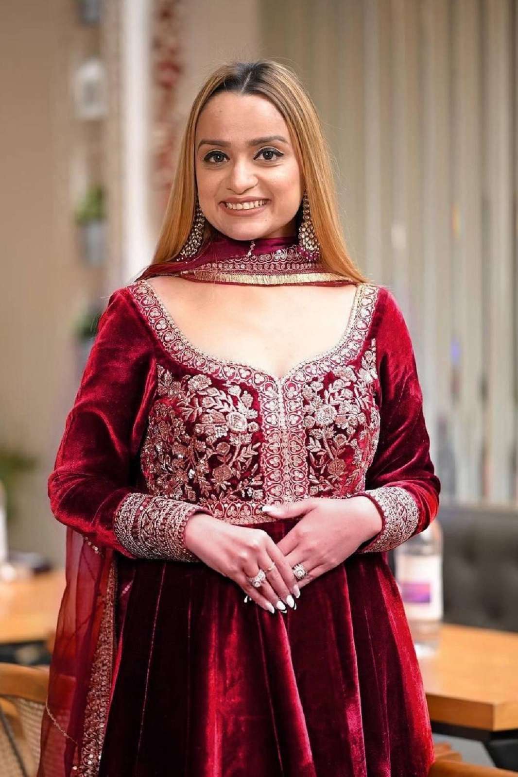 SHRI BALAJI LC 1187 VELVET READY TO WEAR GOWNS