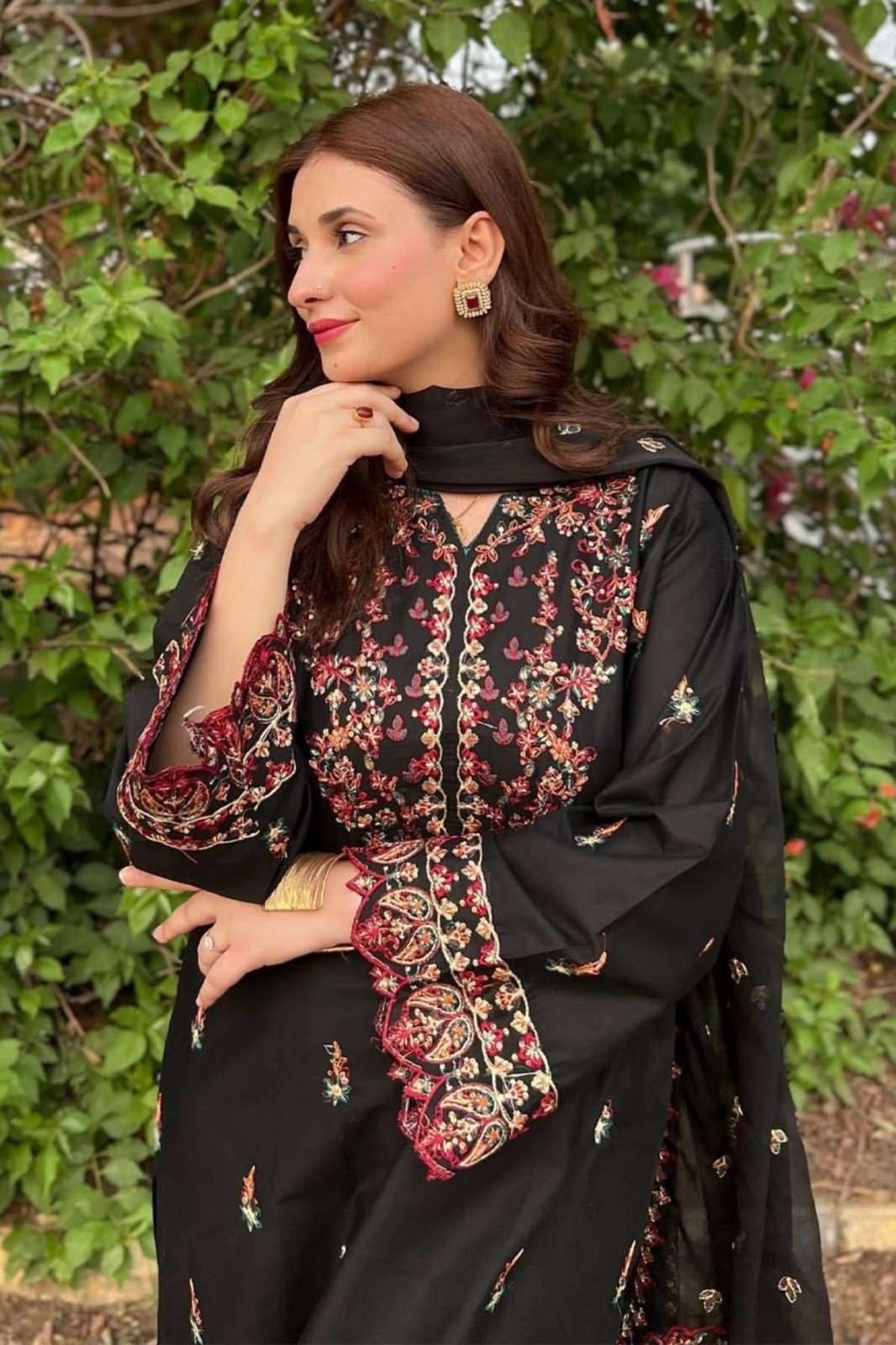 SHRI BALAJI LC 1375 GEORGETTE READY TO WEAR KURTIES