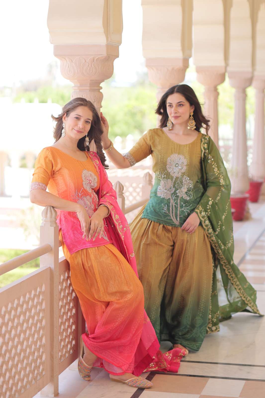 SHRI BALAJI LW 9251 CHINON PRINTED READY TO WEAR GOWNS