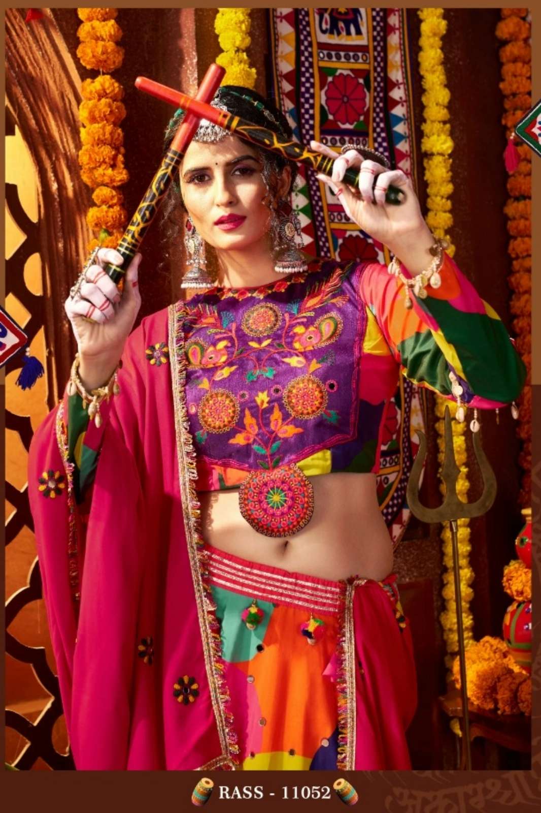 Shubhkala Raas Vol 24 11051 To 11053 Navratri Festival Designer Chaniya Choli Collection