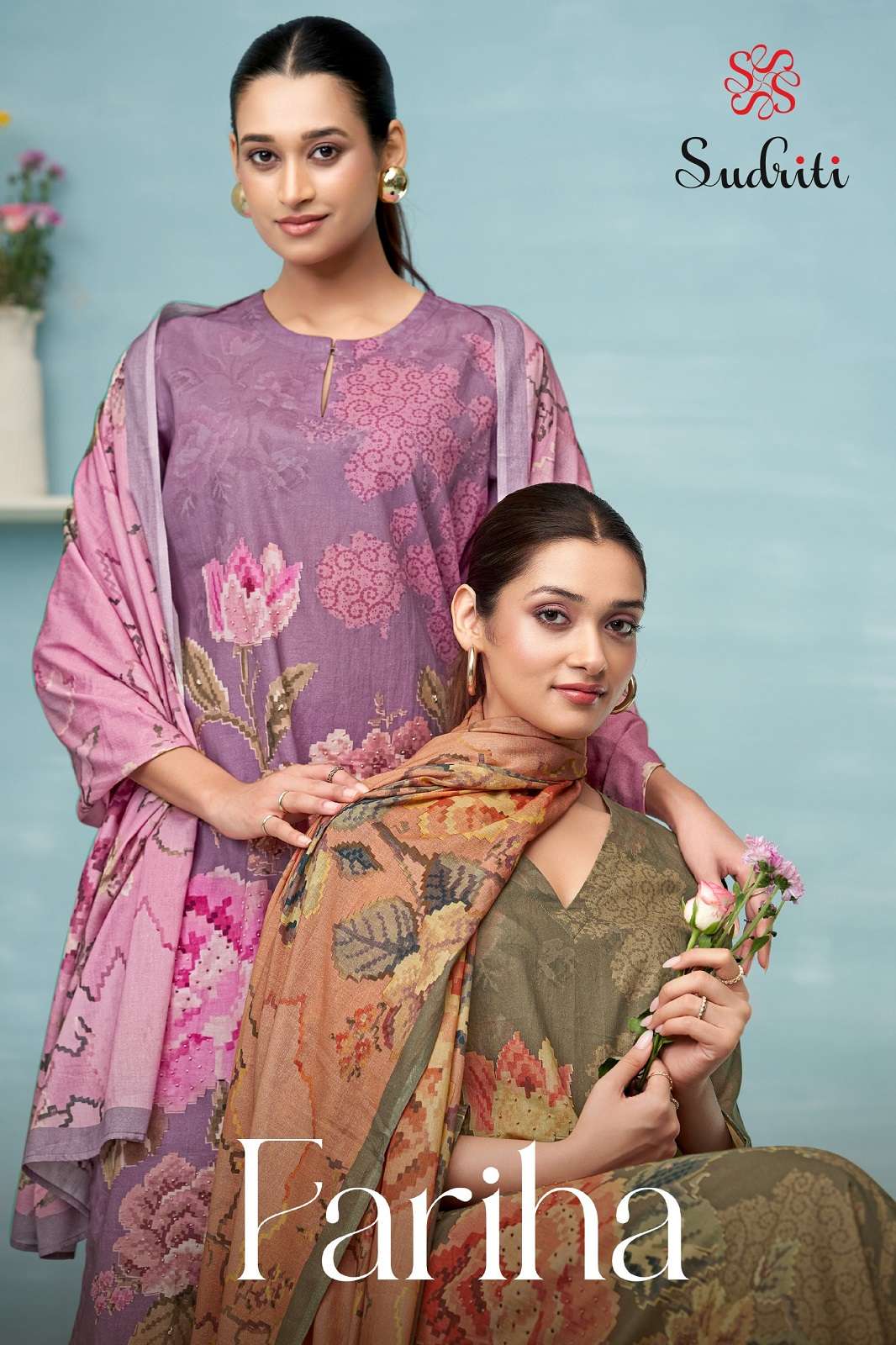SUDRITI FARIHA PURE COTTON DIGITALLY PRINTED SUITS