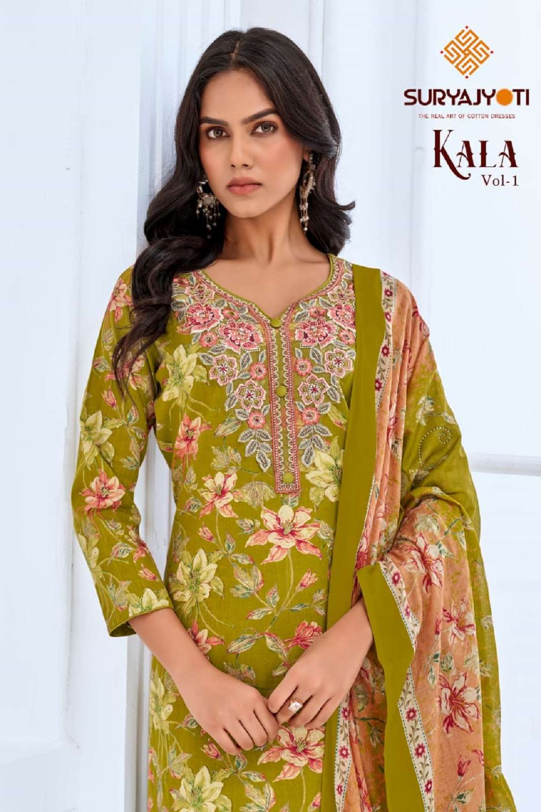 SURYAJYOTI KALA VOL 1 COTTON READY TO WEAR KURTIES