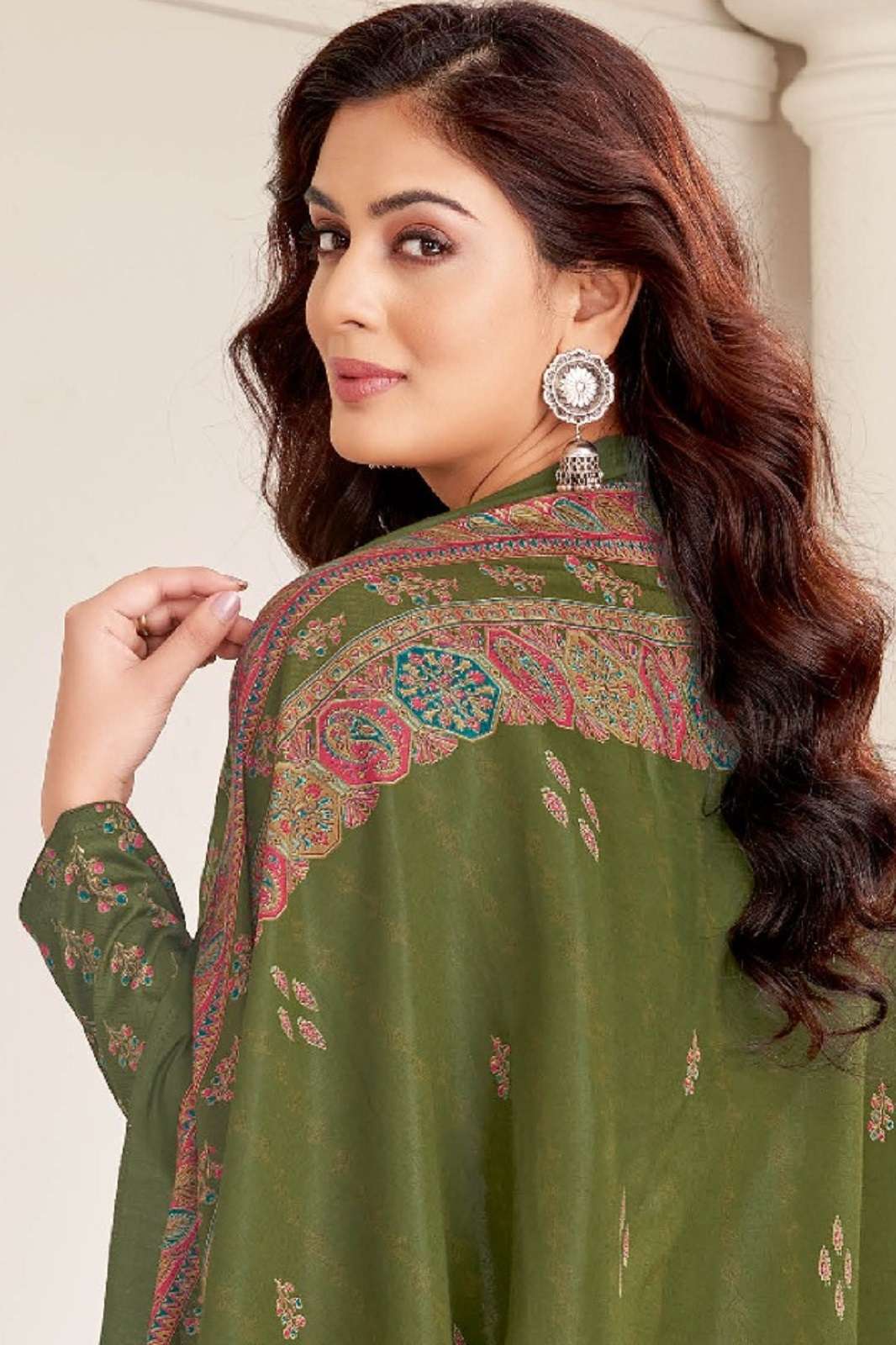 SURYAJYOTI KALKI VOL 27 JAM SATIN PRINTED DRESS MATERIALS