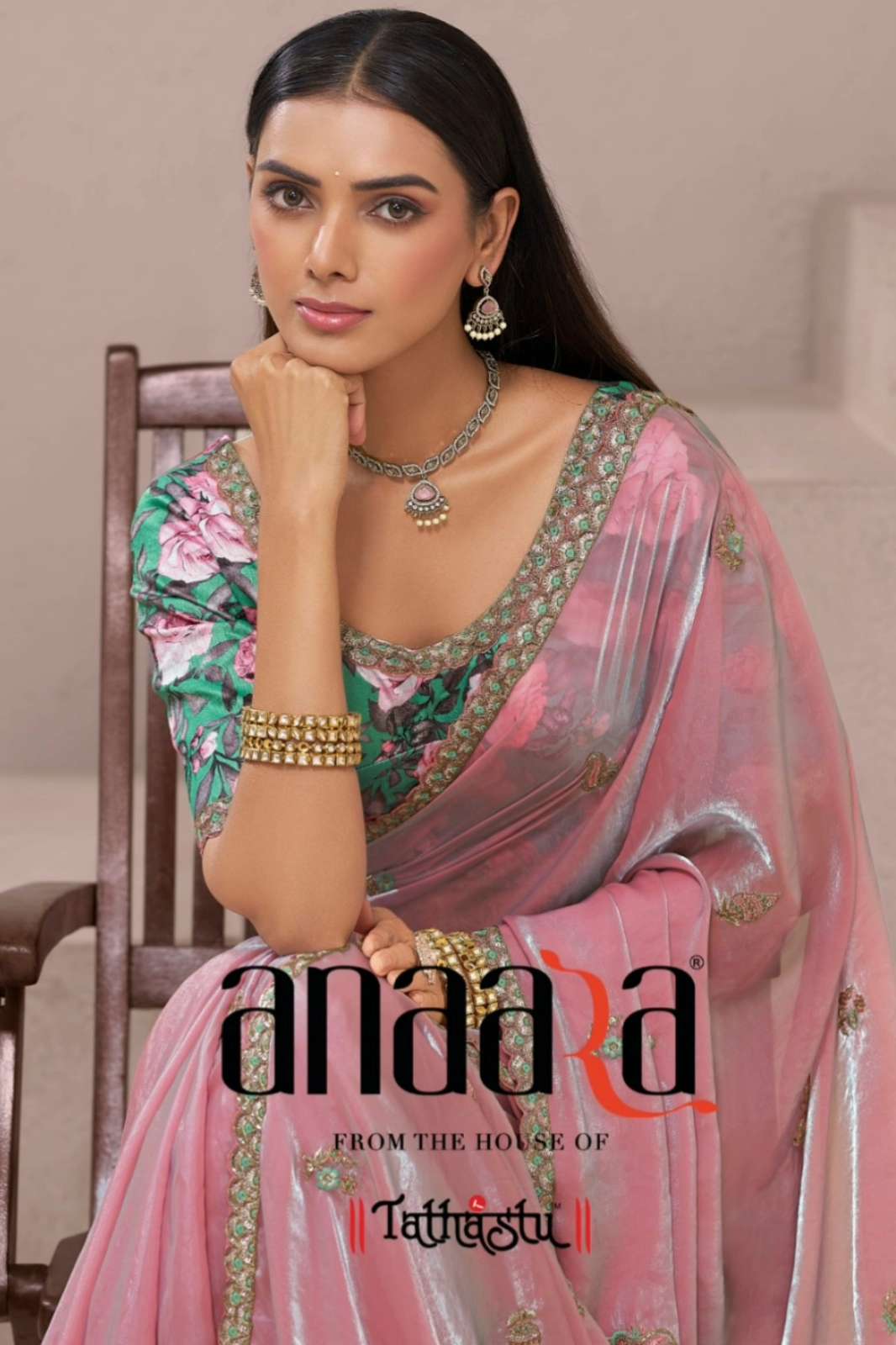 Tathastu Anaara 7700 Series 7701 To 7709 Indian Women Designer Border Fancy Saree