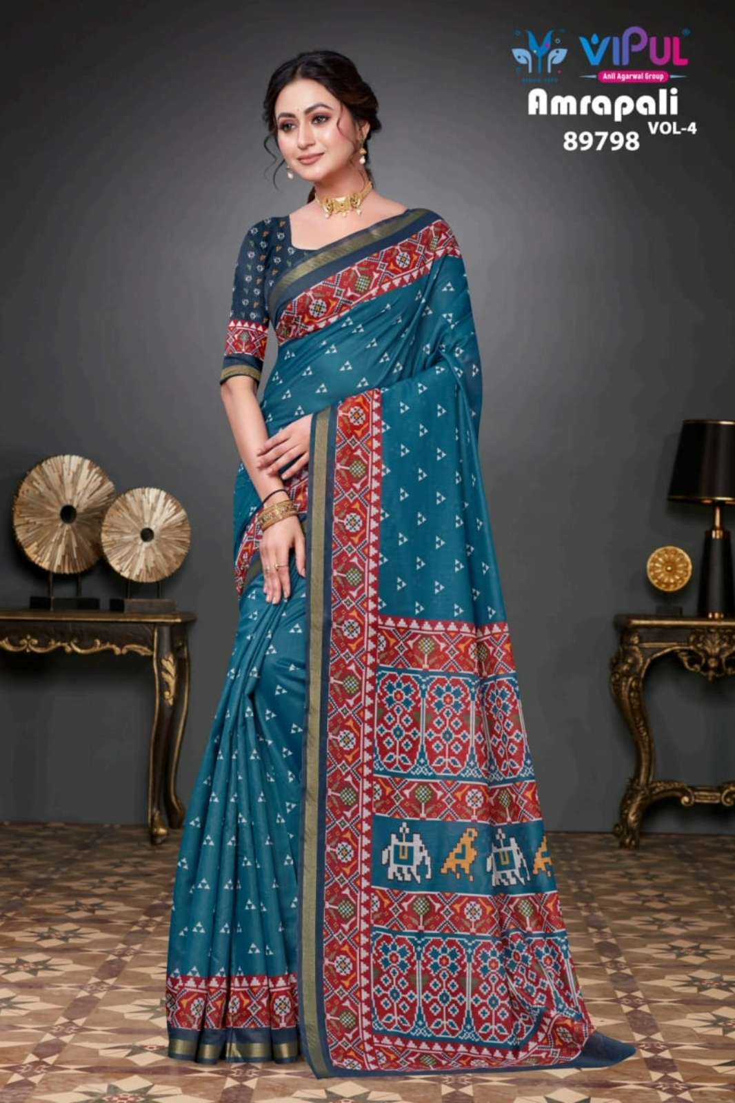 Vipul AMRAPALI VOL 04 Indian Women Designer Cotton Saree