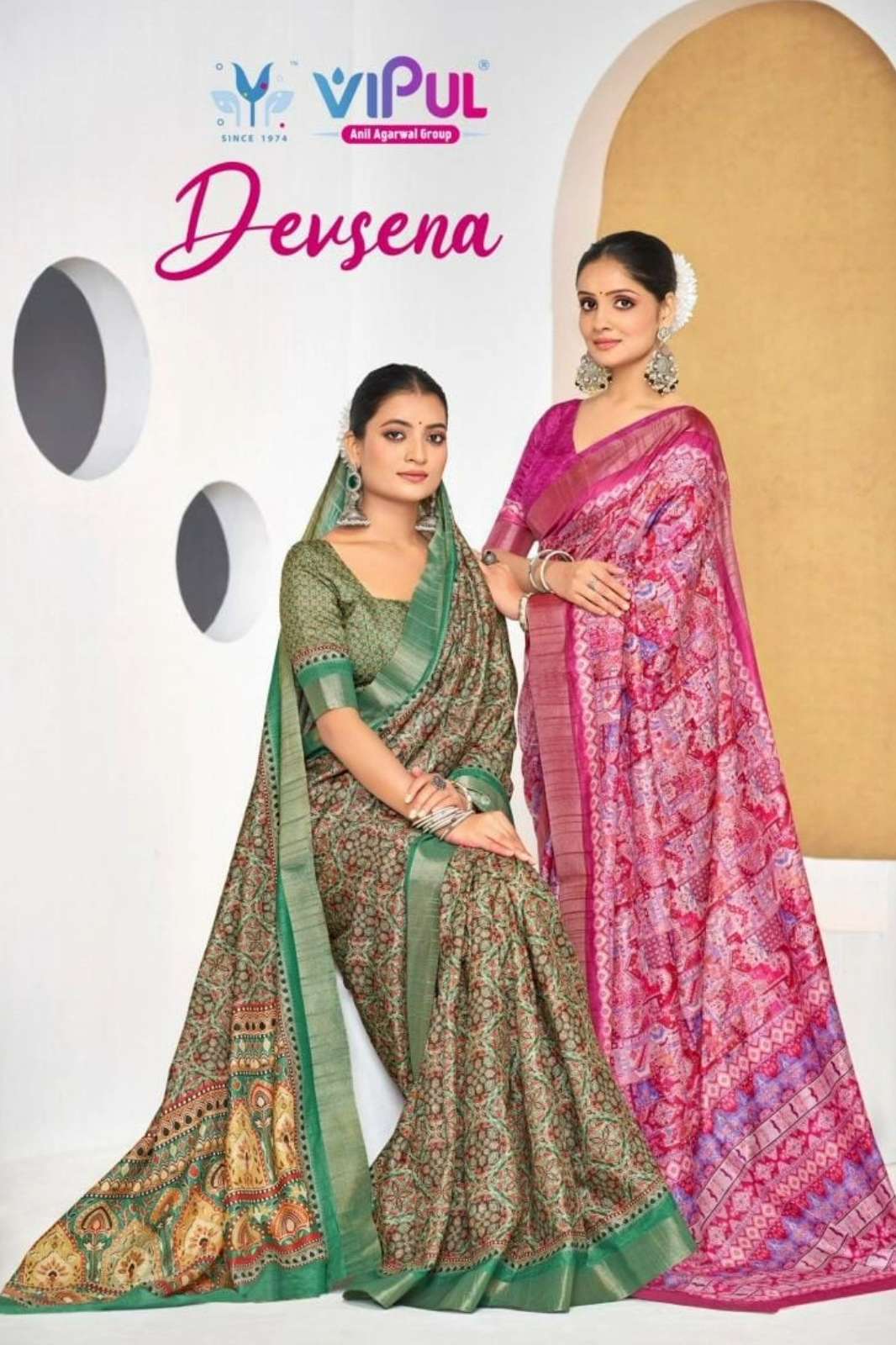 Vipul DEVSENA Weaving Work Silk Saree