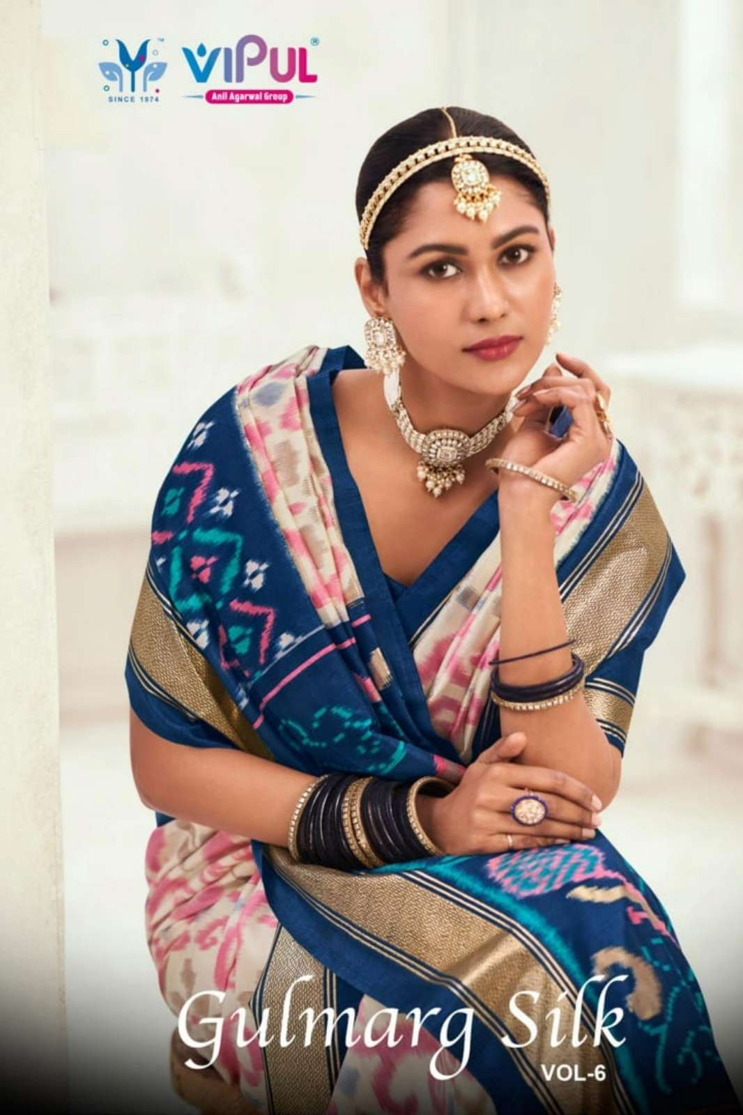 Vipul Gulmarg silk vol 6 Pooja Special Designer Silk Saree