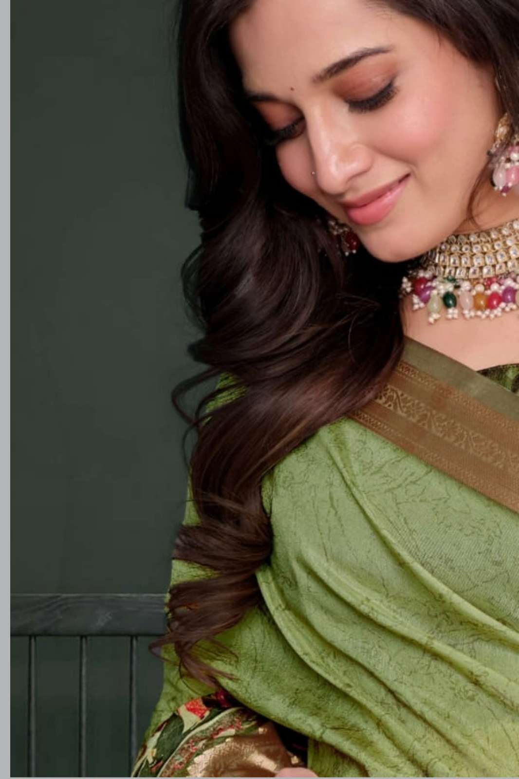 Vipul Mudita Festival Wear Designer Dola Silk Saree