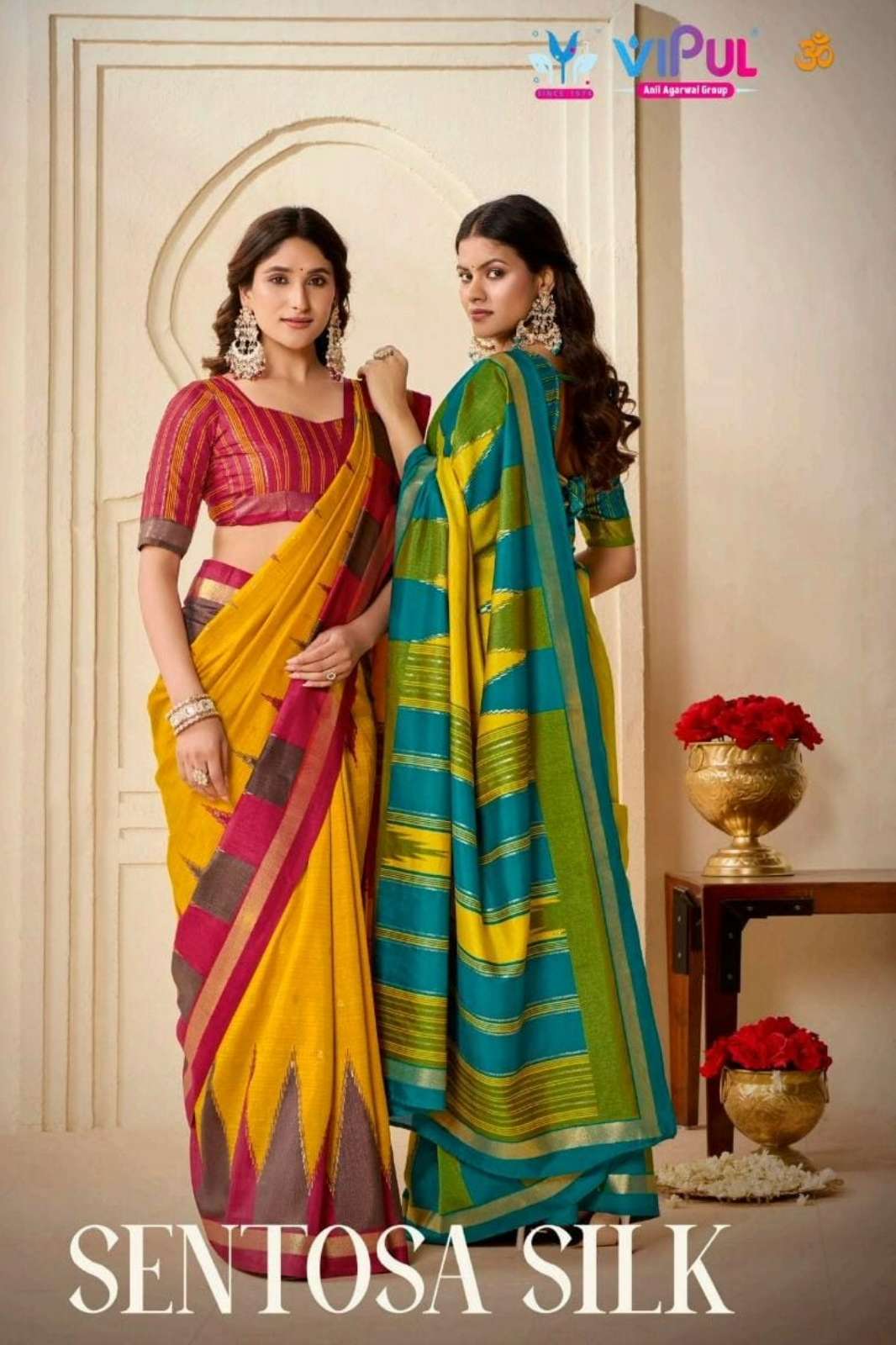 Vipul Sentosa 86435 Beautiful Traditional Soft Silk Saree