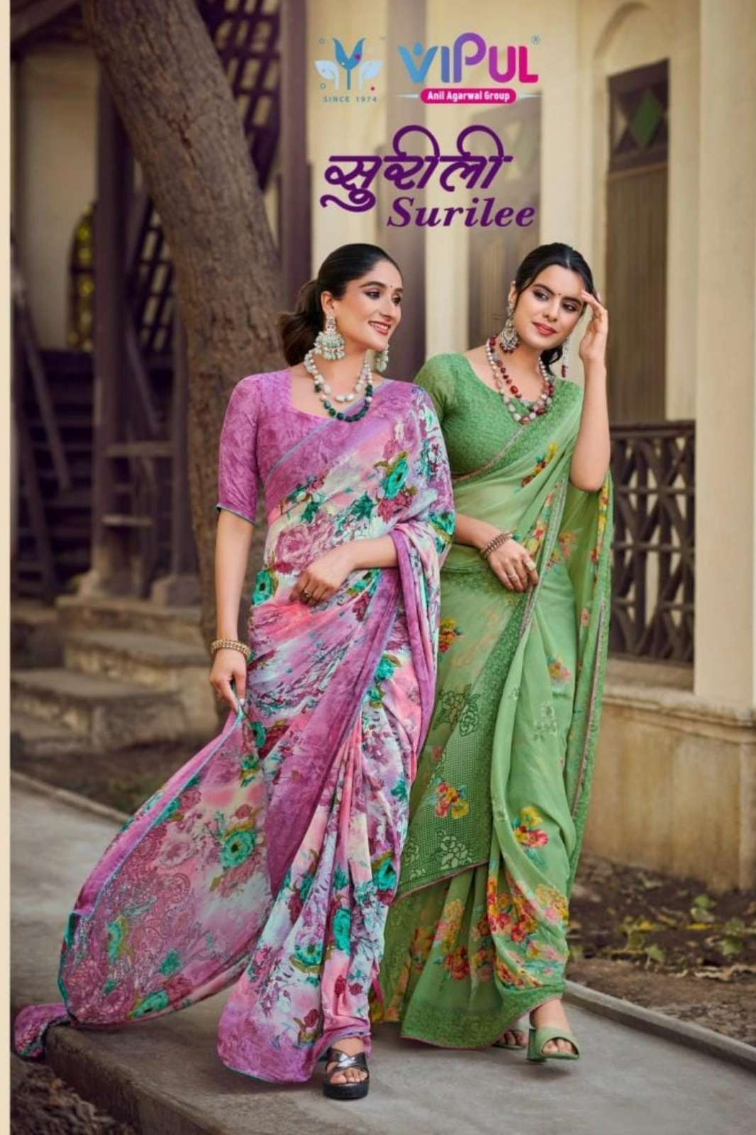 Vipul SURILI Designer Festival Wear Fancy Saree