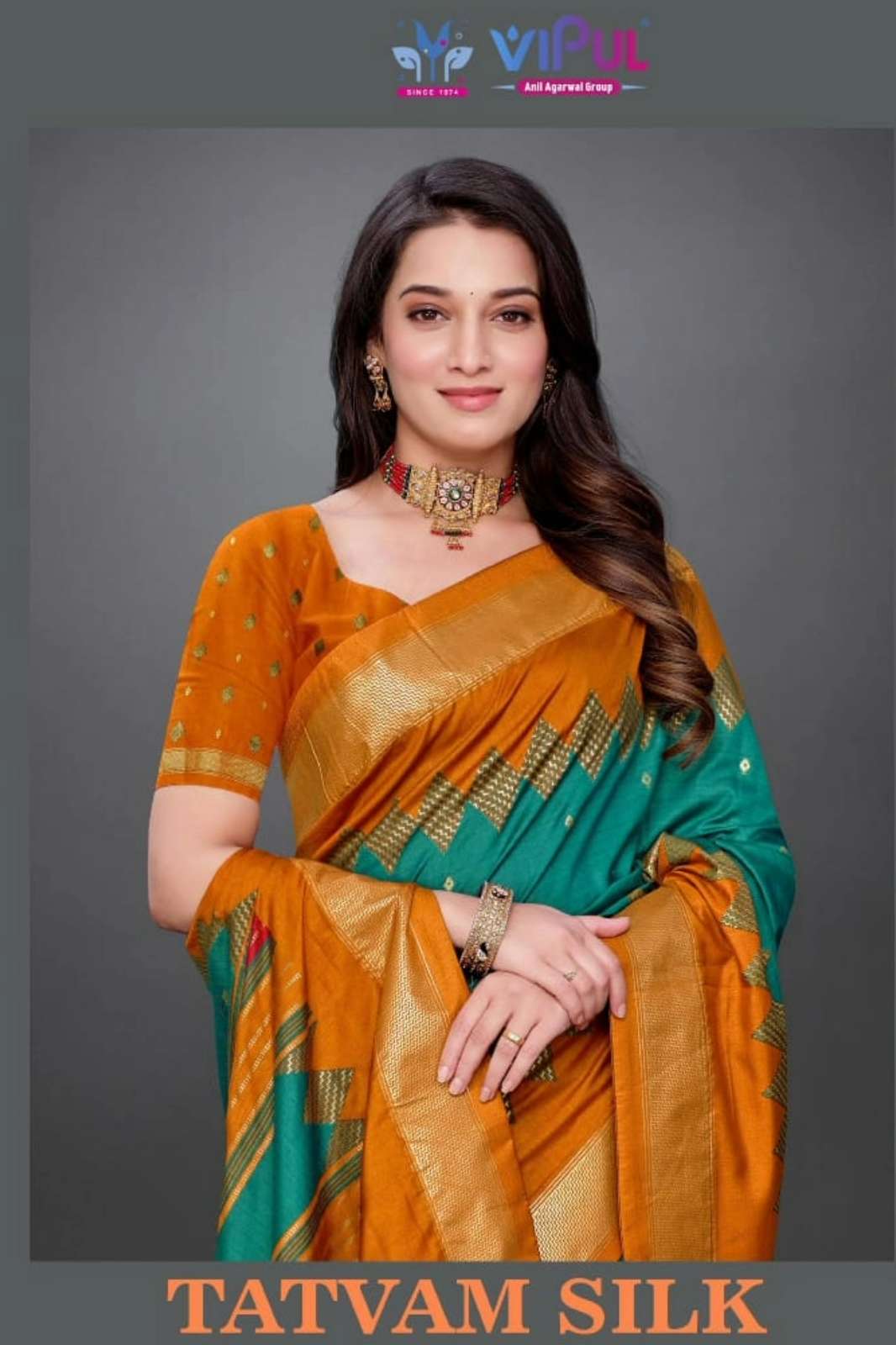 Vipul Tatvam silk Indian Women Designer Soft Silk Saree