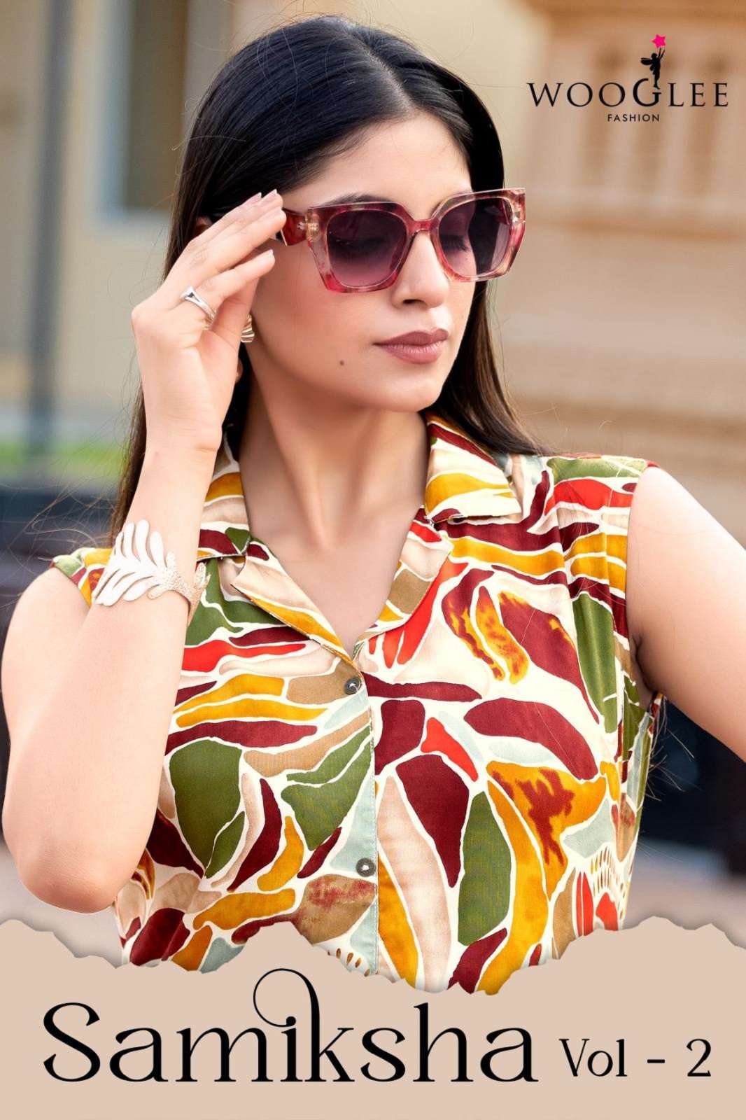 WOOGLEE SAMIKSHA VOL 2 RAYON READY TO WEAR KURTIES