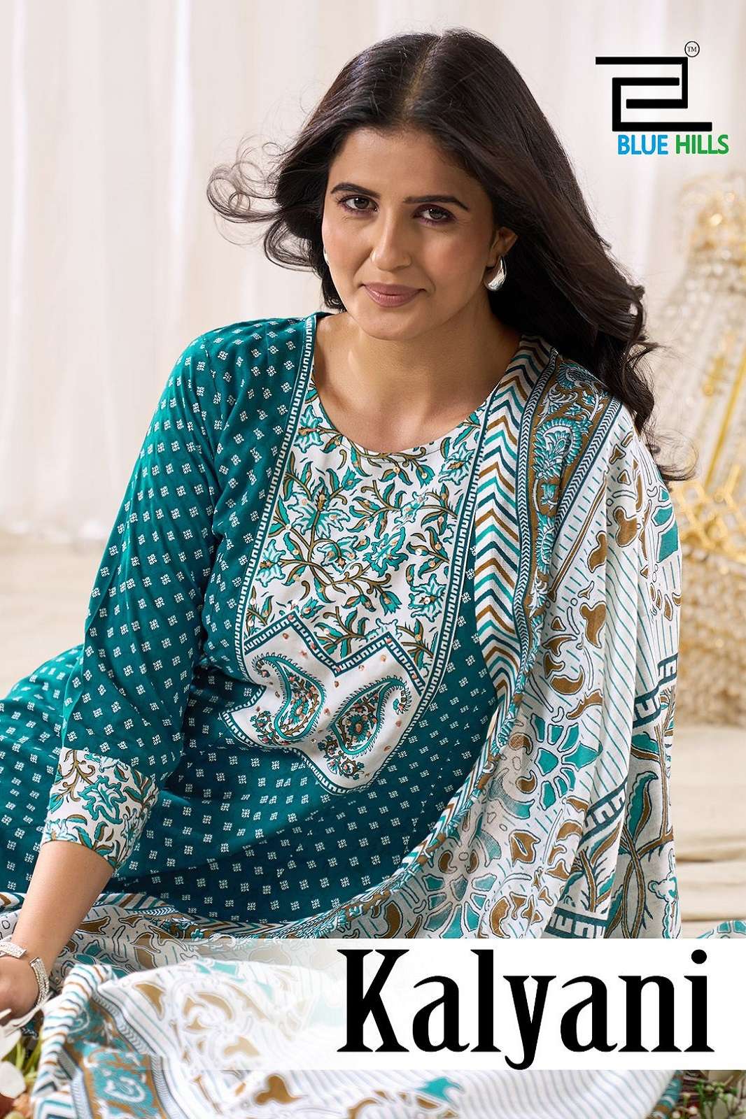 BLUE HILLS KALYANI RAYON PRINTED READY TO WEAR KURTIES