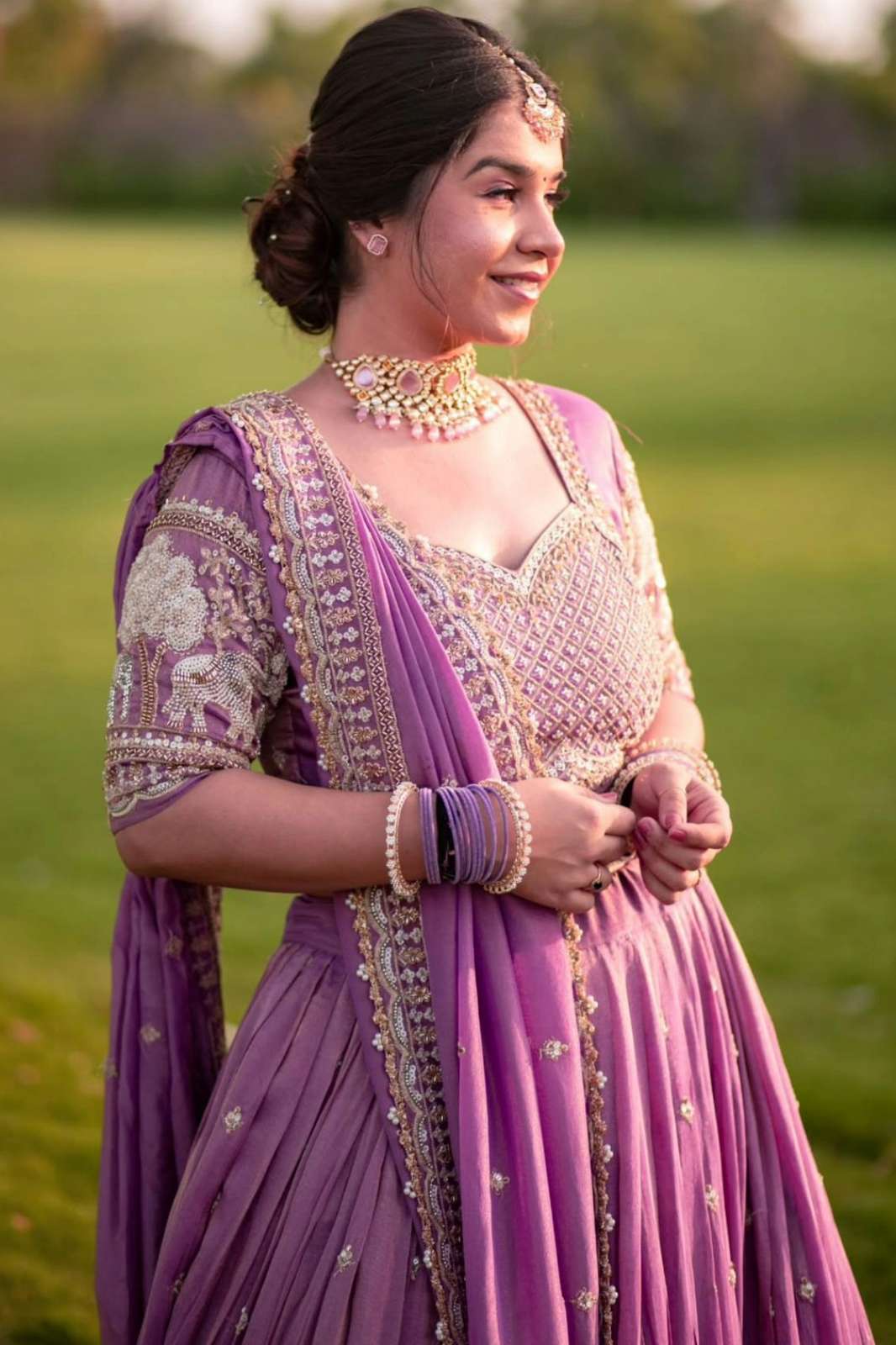 CRAZY CLOTHS 269 FAUX GEORGETTE FESTIVAL LEHENGA CHOLI