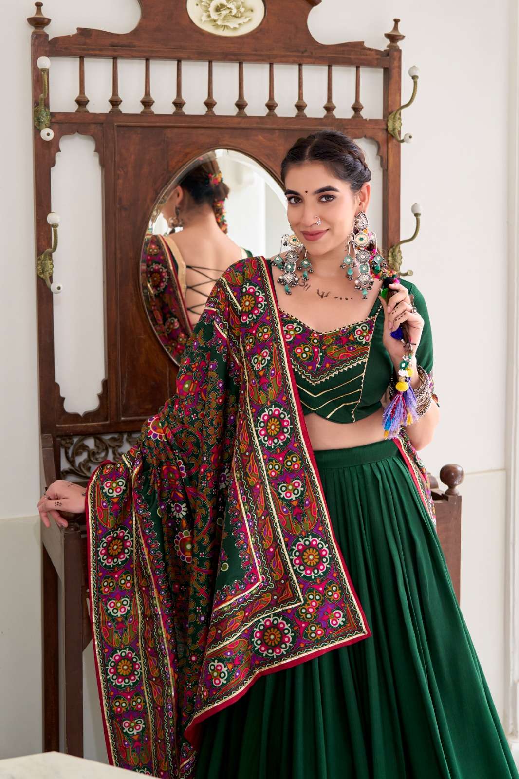 CRAZYCLOTHES JOBANIYU LNB 1243 SILK READY TO WEAR LEHENGAS