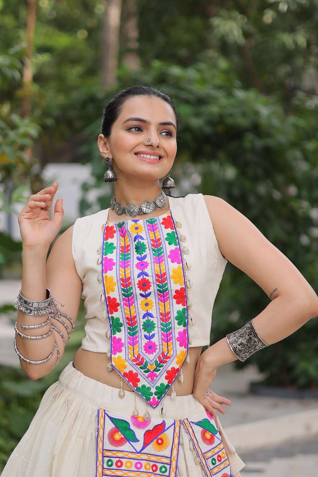 CRAZYCLOTHES KA 5046 COTTON READY TO WEAR LEHENGAS