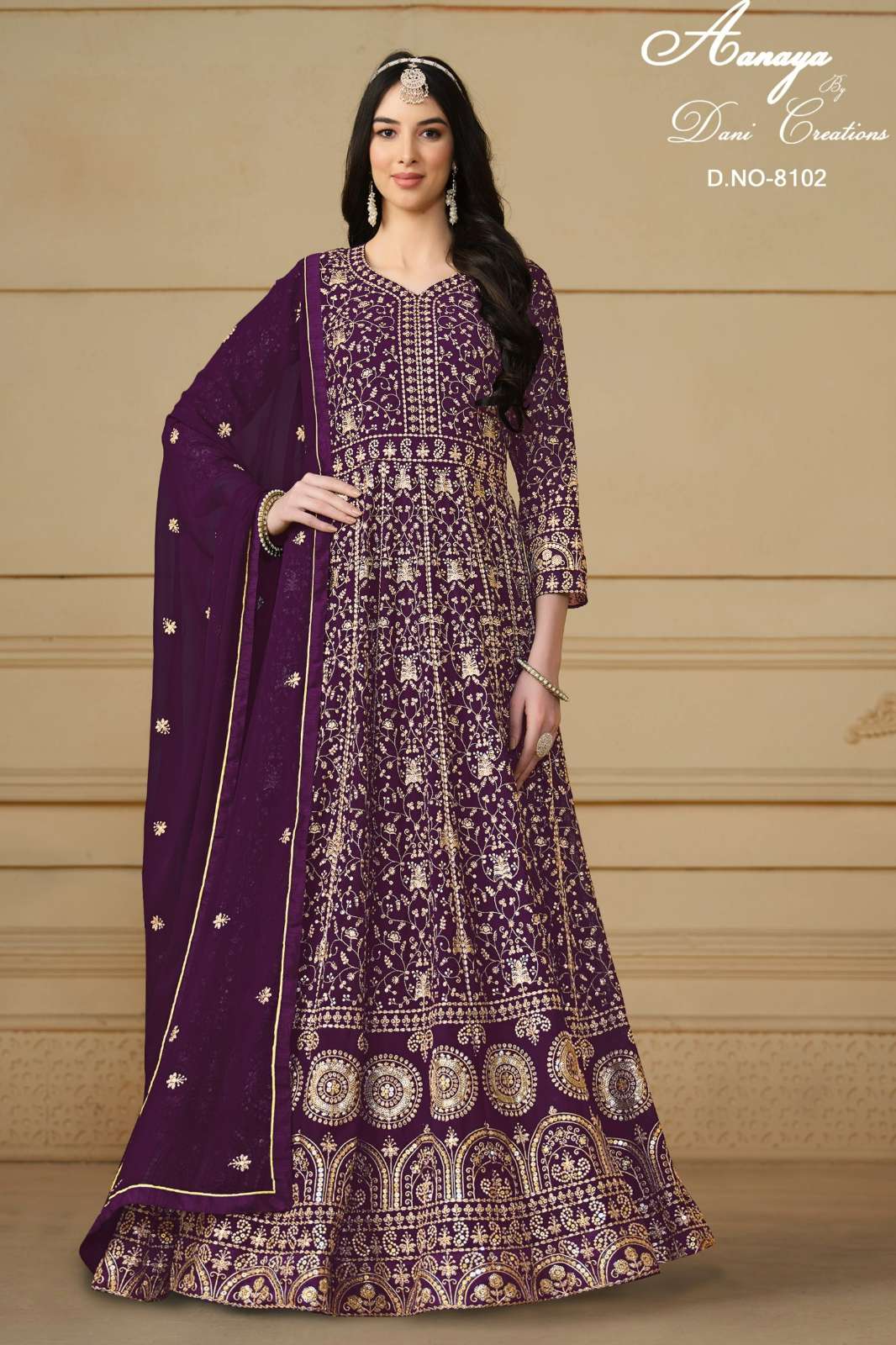 Dani Creation AANAYA VOL 181 Faux Georgette Anarkali Style Suit