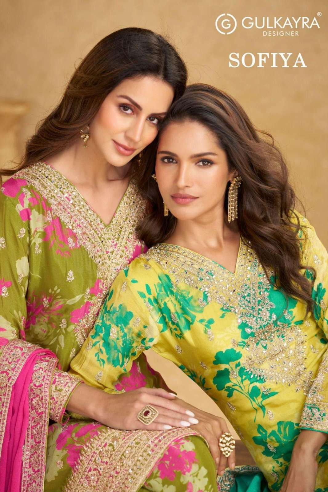Gulkayra SOFIYA Ready to Wear Real Chinon Digital Suit