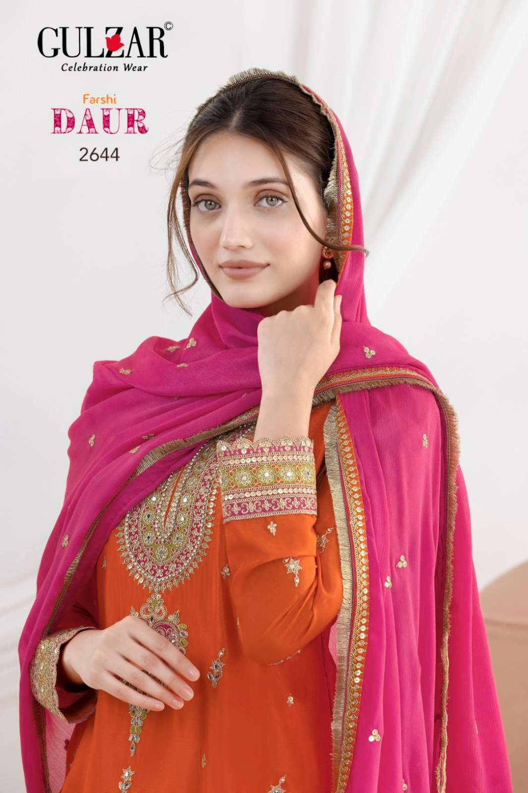 Gulzar Daur Chinon Designer Punjabi Style Suit