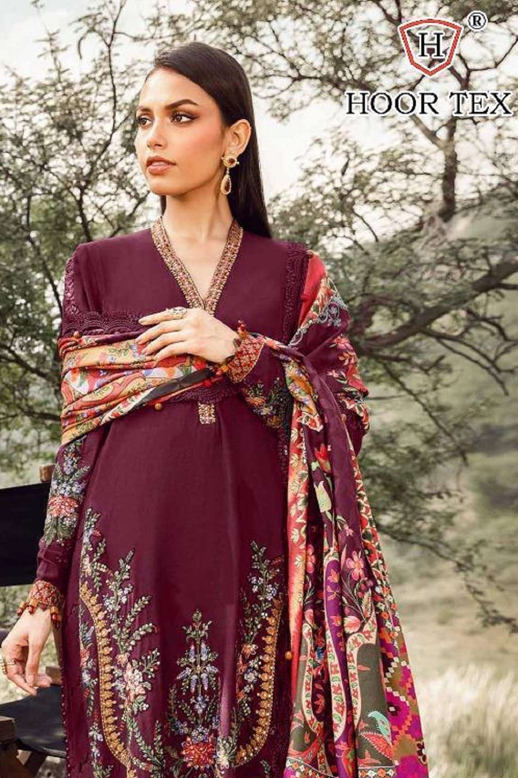 HOOR TEX H 387 A TO D HEAVY RAYON DRESS MATERIALS