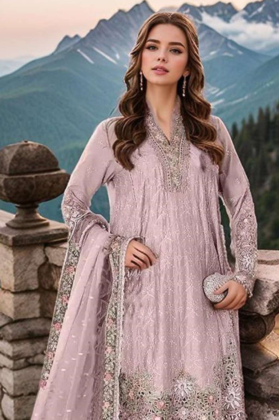 HOOR TEX HF 208 A TO C READY TO WEAR EMBROIDERED SUITS