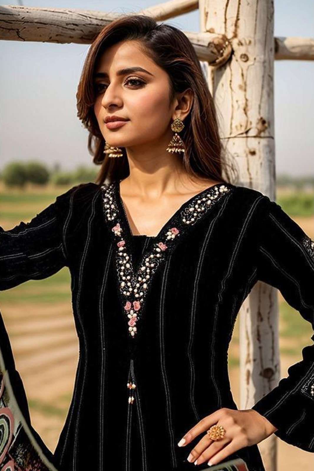 HOOR TEX HF 209 A TO E READY TO WEAR EMBROIDERED SUITS