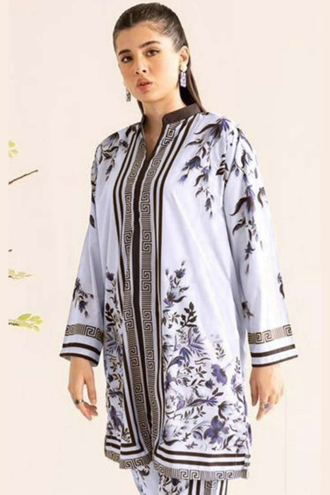 Hoor Tex HF 290 To HF 299 Reyon Satin Printed Pakistani Co Ord Set