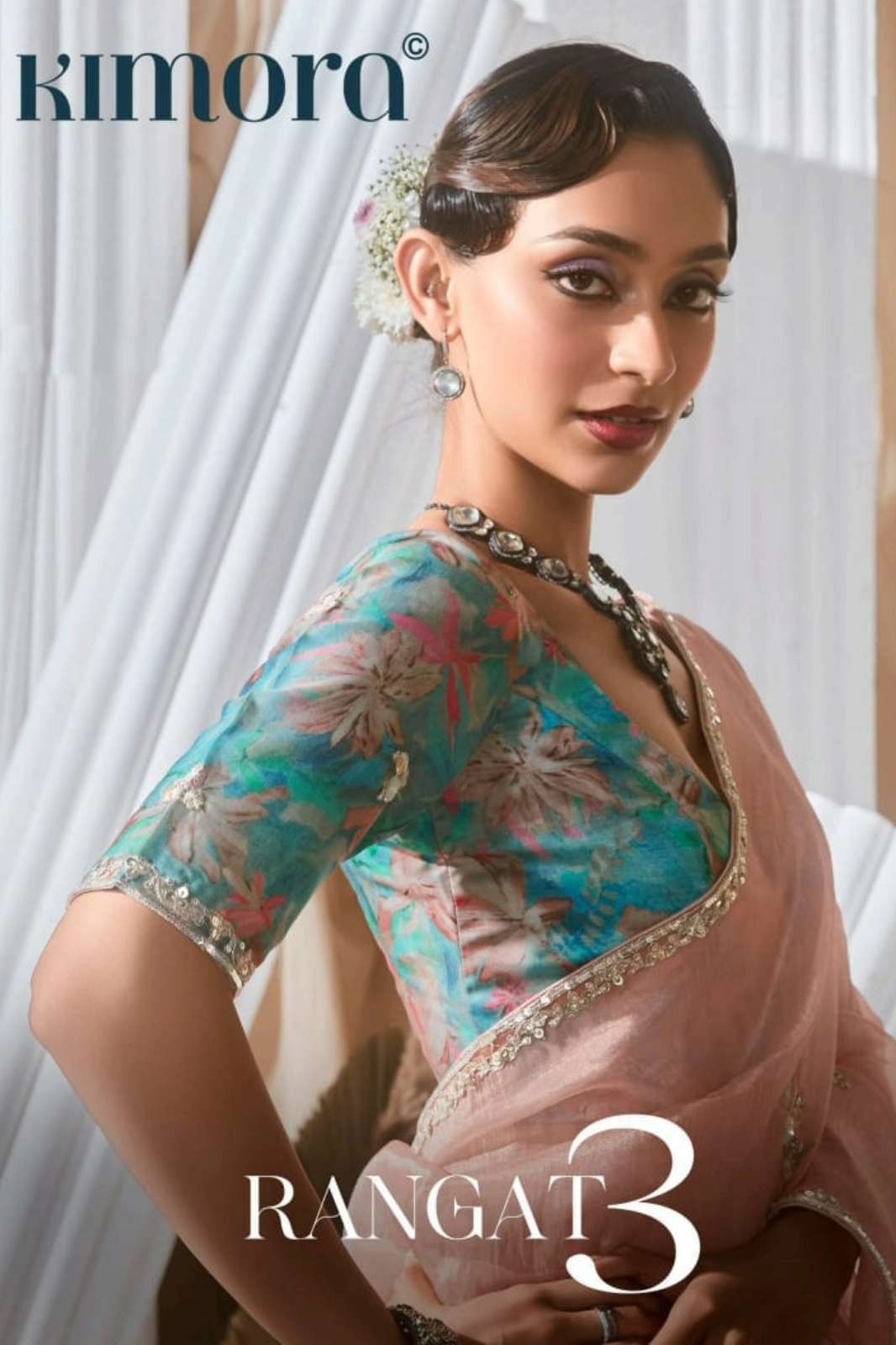 Kimora RANGAT VOL 3 Pure Fancy Tissue Based Designer Saree