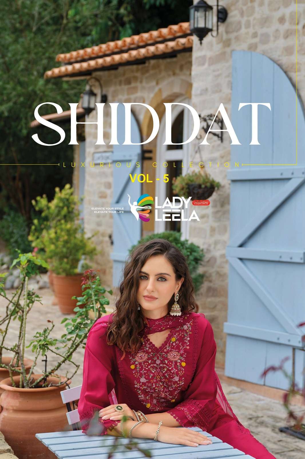 LADY LEELA SHIDDAT VOL 5 READY TO WEAR ANARKALI KURTIES