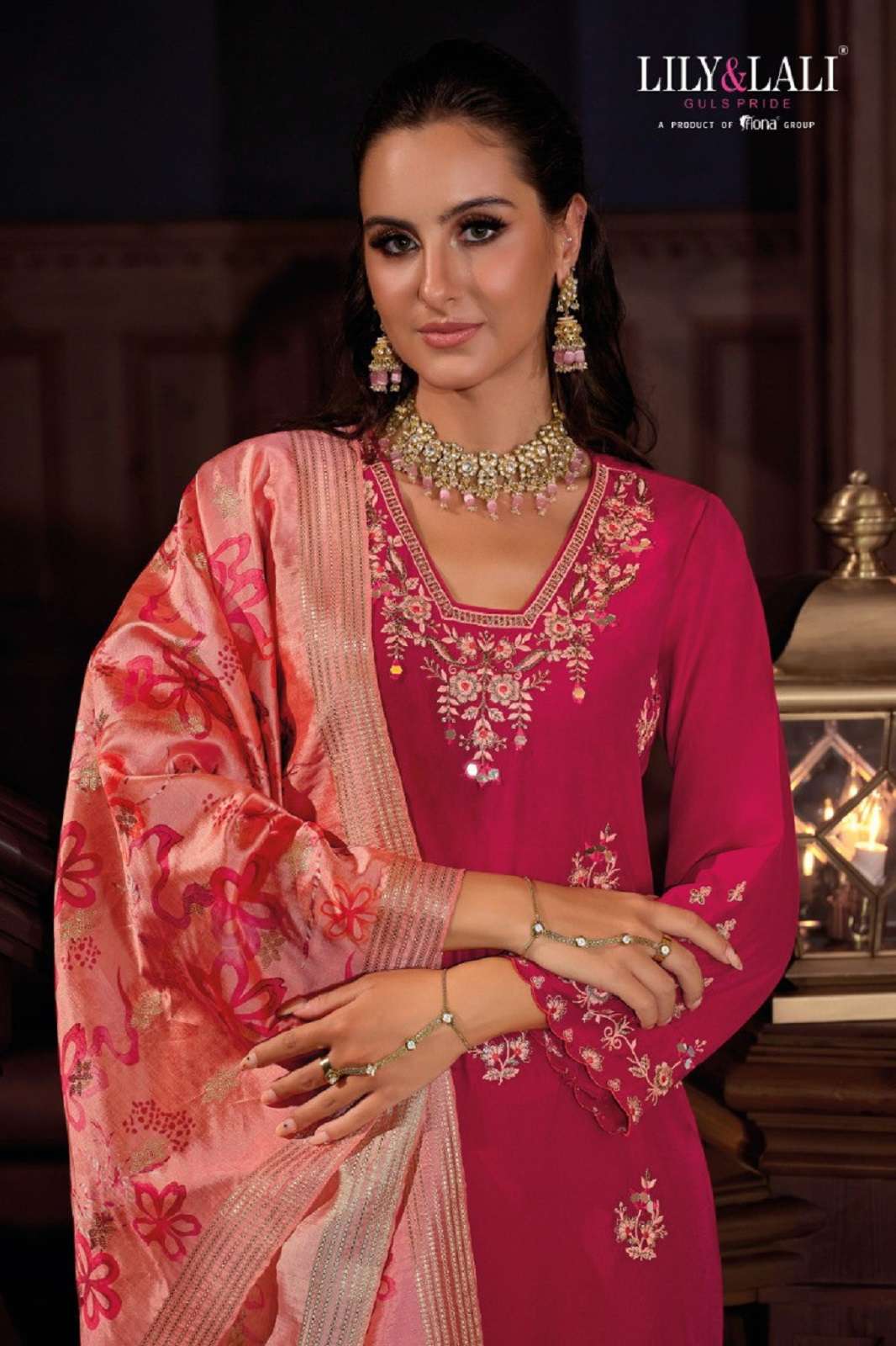 LILY & LALI NAZAARE EMBROIERED READY TO WEAR ANARKALI KURTIES