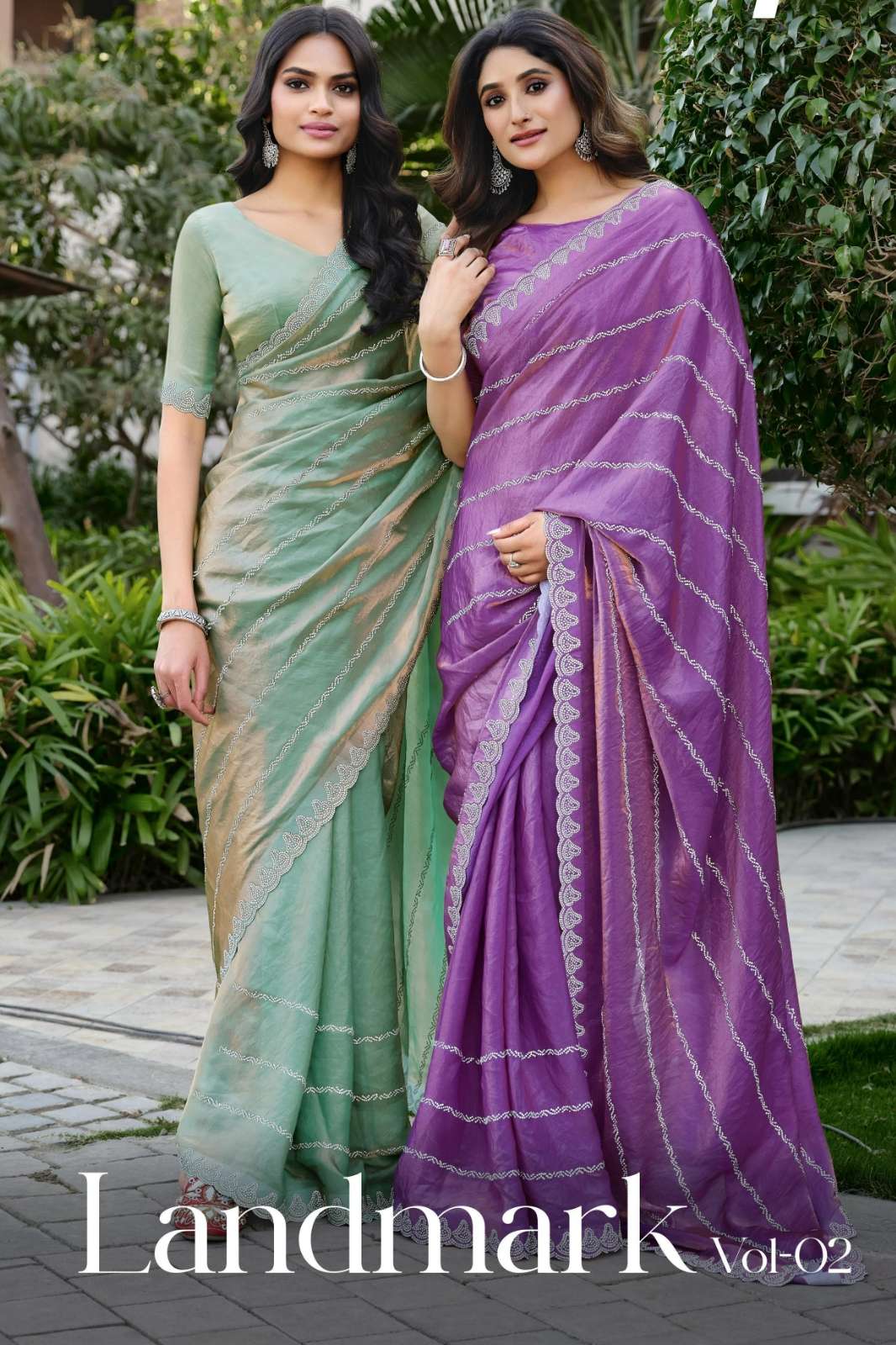 LT LANDMARK VOL 2 Formal Wear Designer Pure Malai Saree