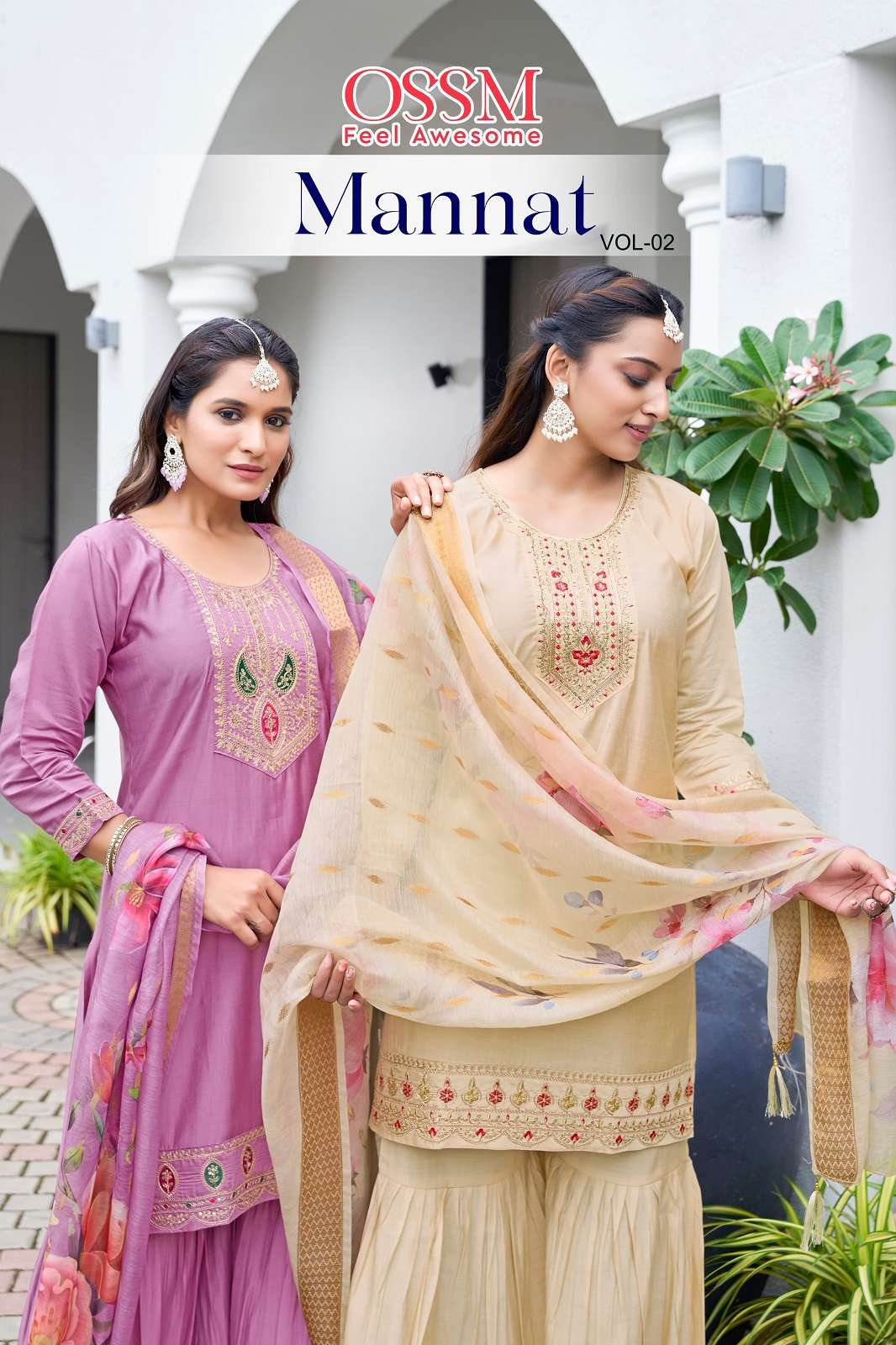 OSSM MANNAT VOL 2 READY TO WEAR ANARKALI KURTIES