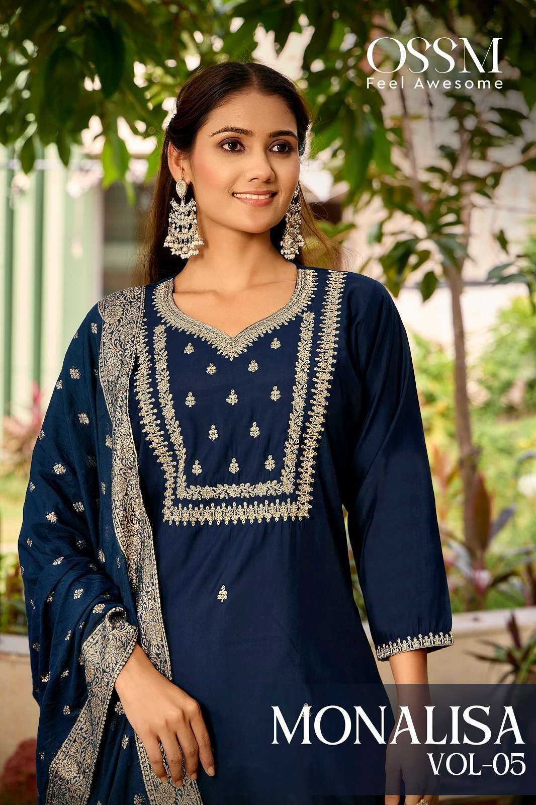 OSSM MONALISA VOL 5 VISCOSE READY TO WEAR KURTIES