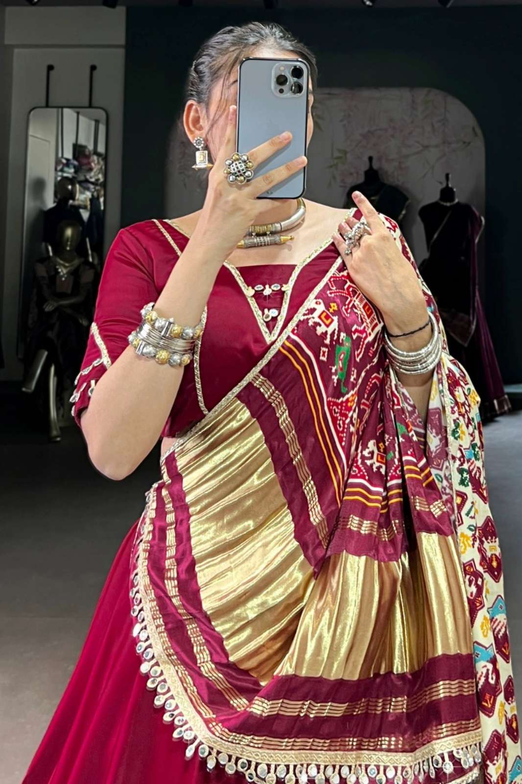 PAYAL CREATION 1657PRL Silk Georgette Lehenga Choli for Navratri 