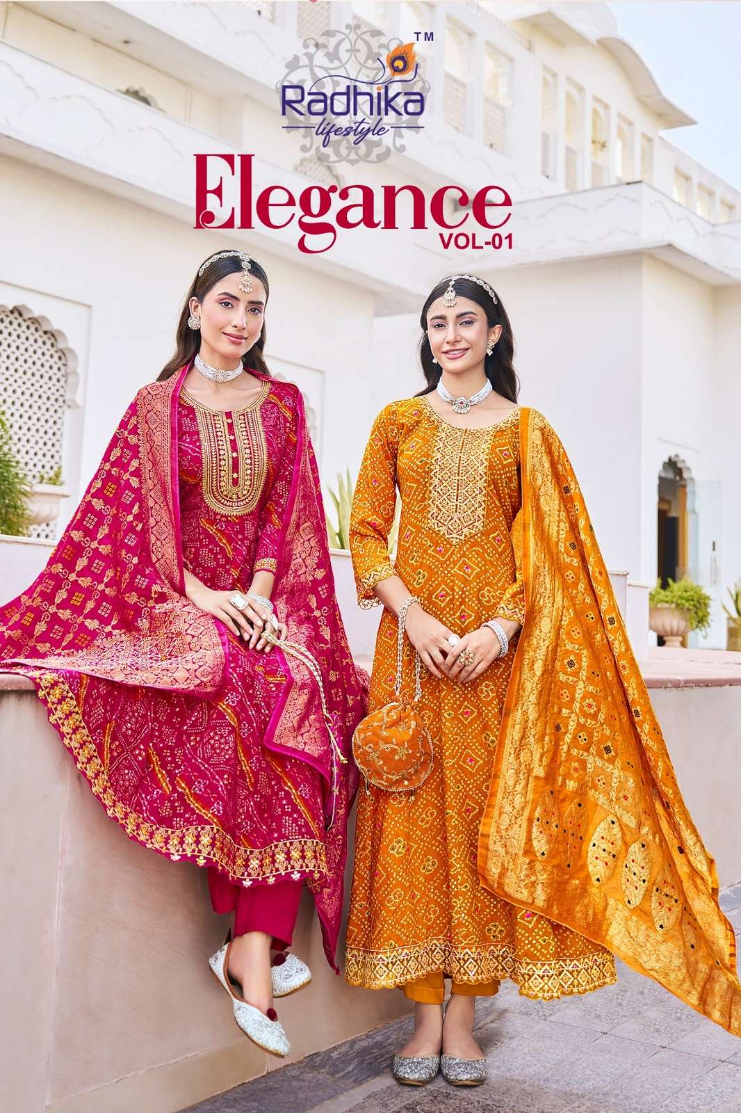 RADHIKA LIFESTYLE ELEGANCE VOL 1 READY TO WEAR KURTIES