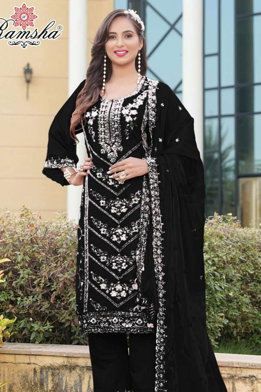 RAMSHA R 1339 Ready to wear Jimmy Chew Embroidered Pakistani Suit