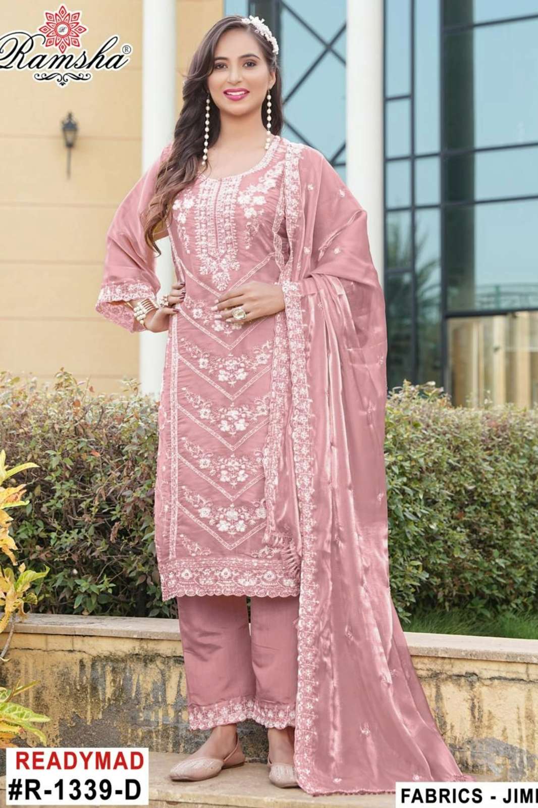 RAMSHA R 1339 Ready to wear Jimmy Chew Embroidered Pakistani Suit