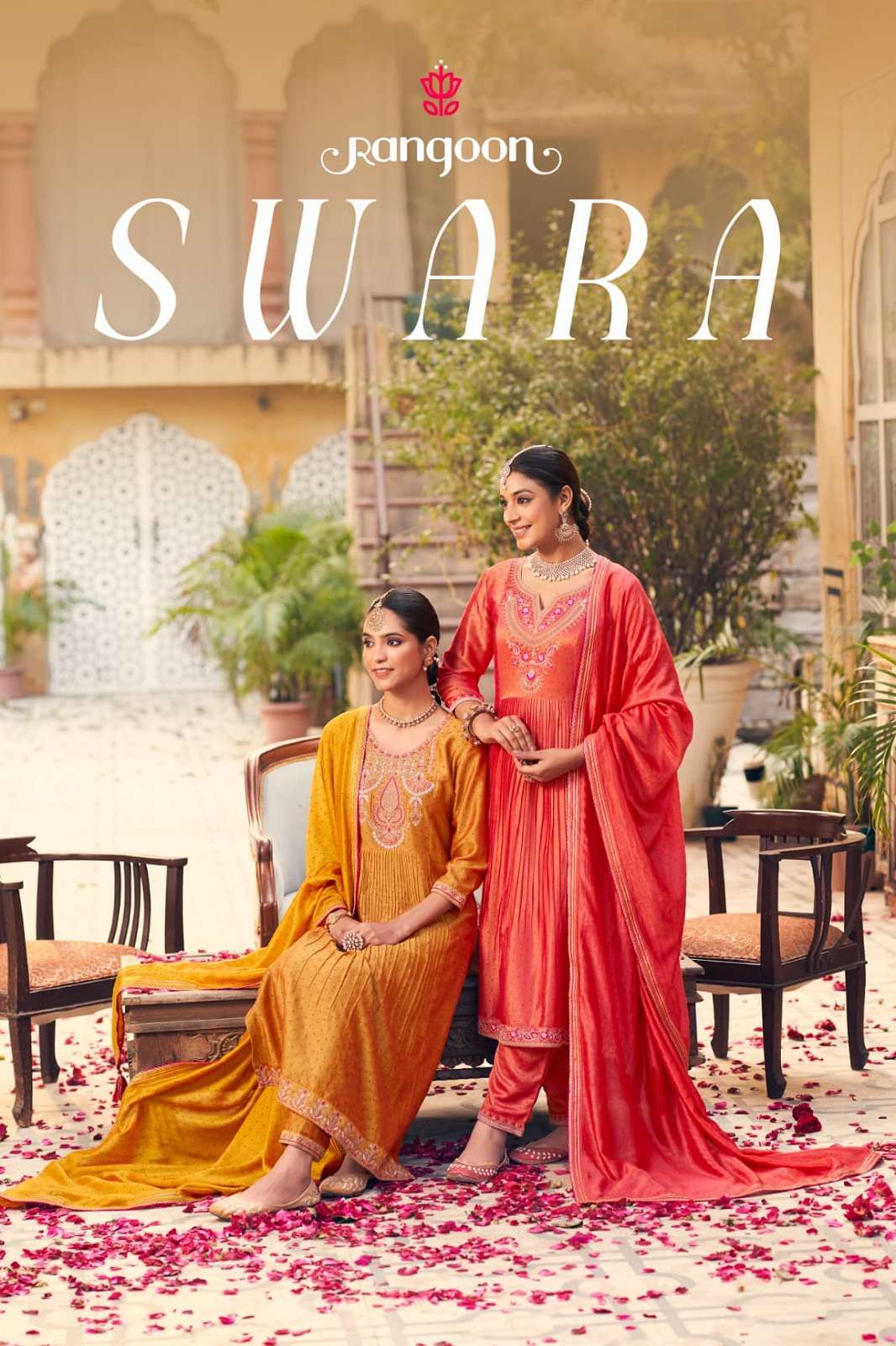 RANGOON SWARA SILK FANCY READY TO WEAR KURTIES