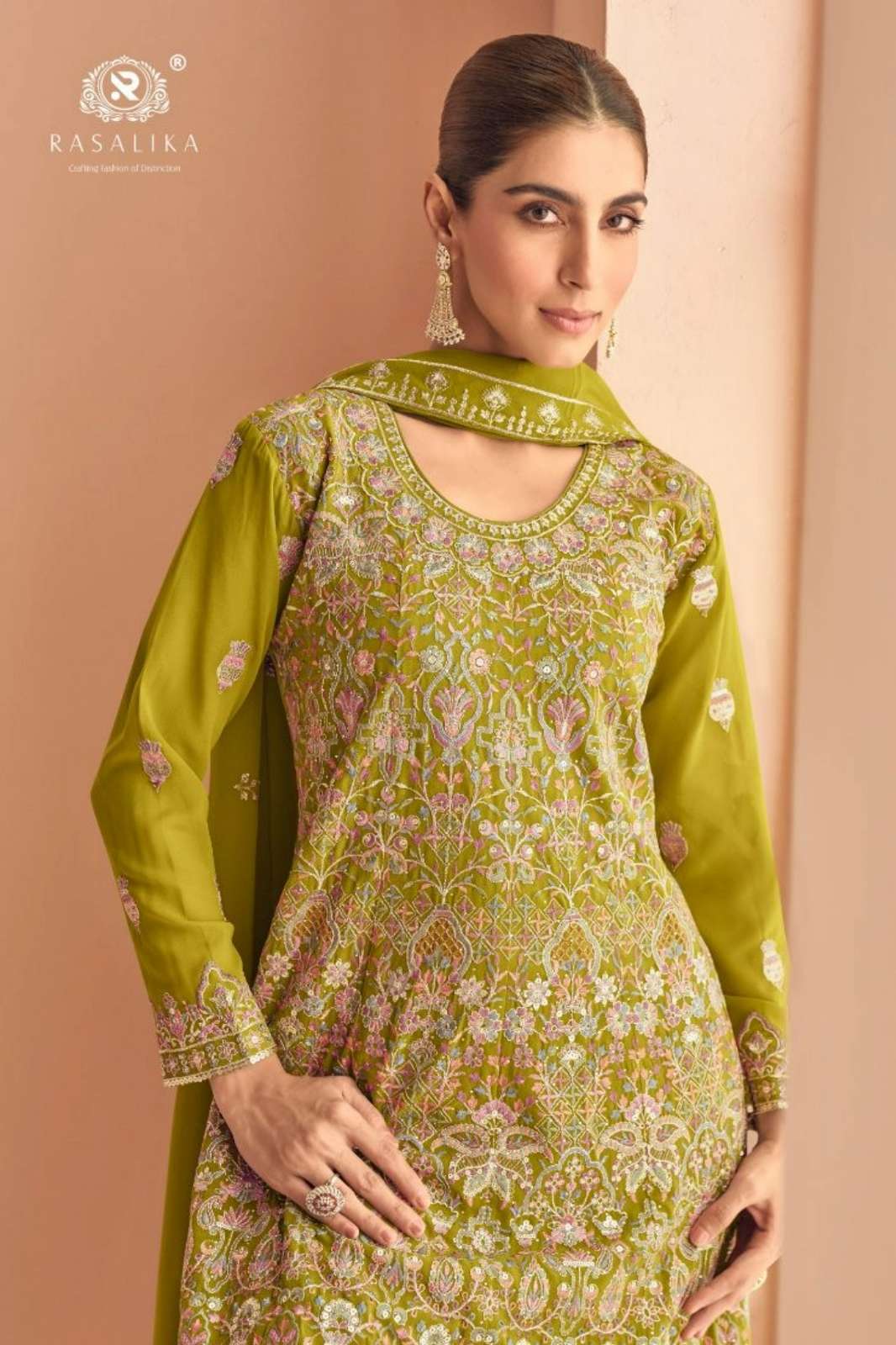 RASALIKA KHUSHI Real Georgette Suit with Embroidery Work