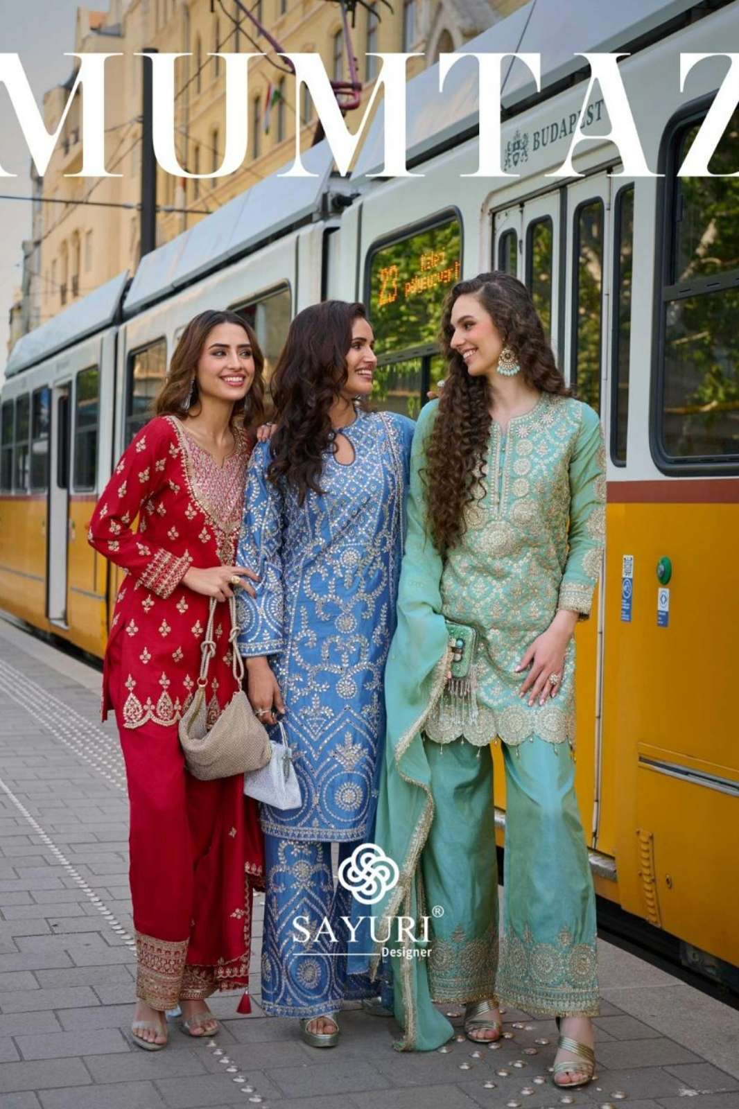 SAYURI MUMTAZ PREMIUM SIMAR SILK READY TO WEAR SUIT