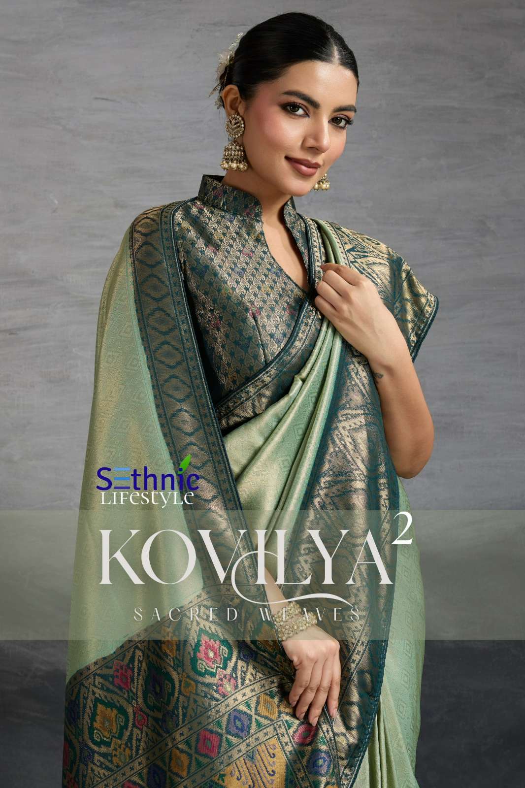 Sethnic Kovilya 2 95005 To 95008 Kanjivaram Soft Silk Saree